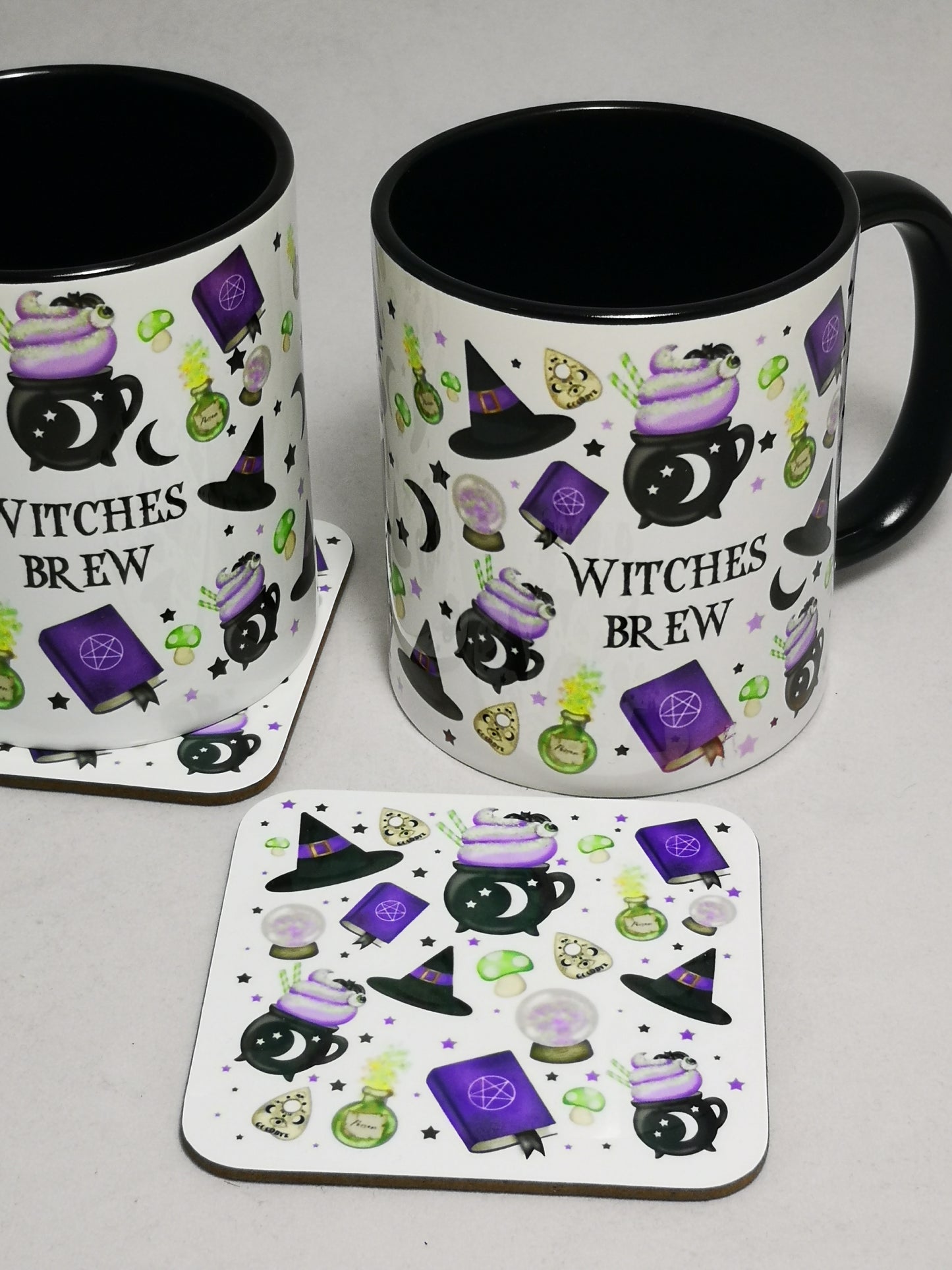 mug et sous-verre Witch Brew