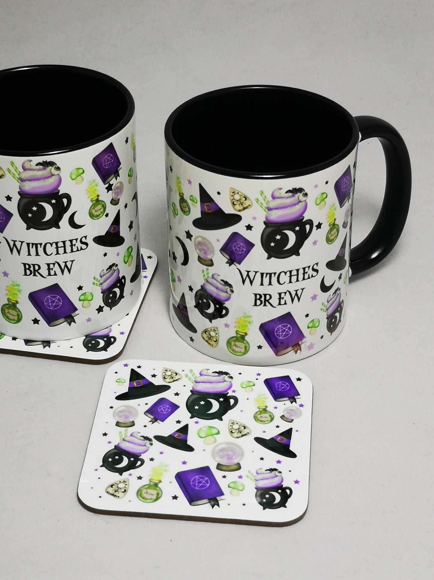 mug et sous-verre Witch Brew