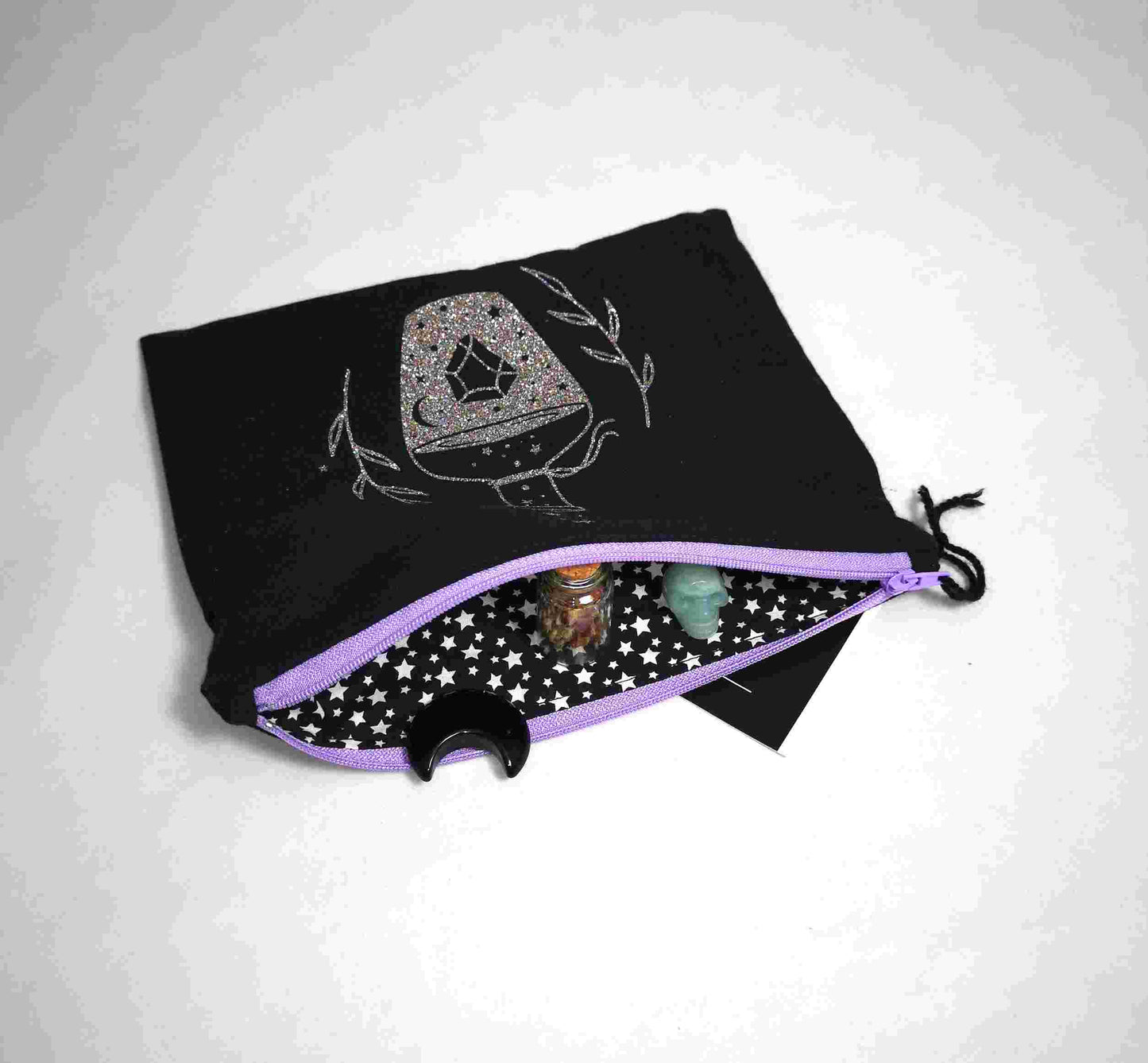 Trousse Potion magique, en coton et pailleté