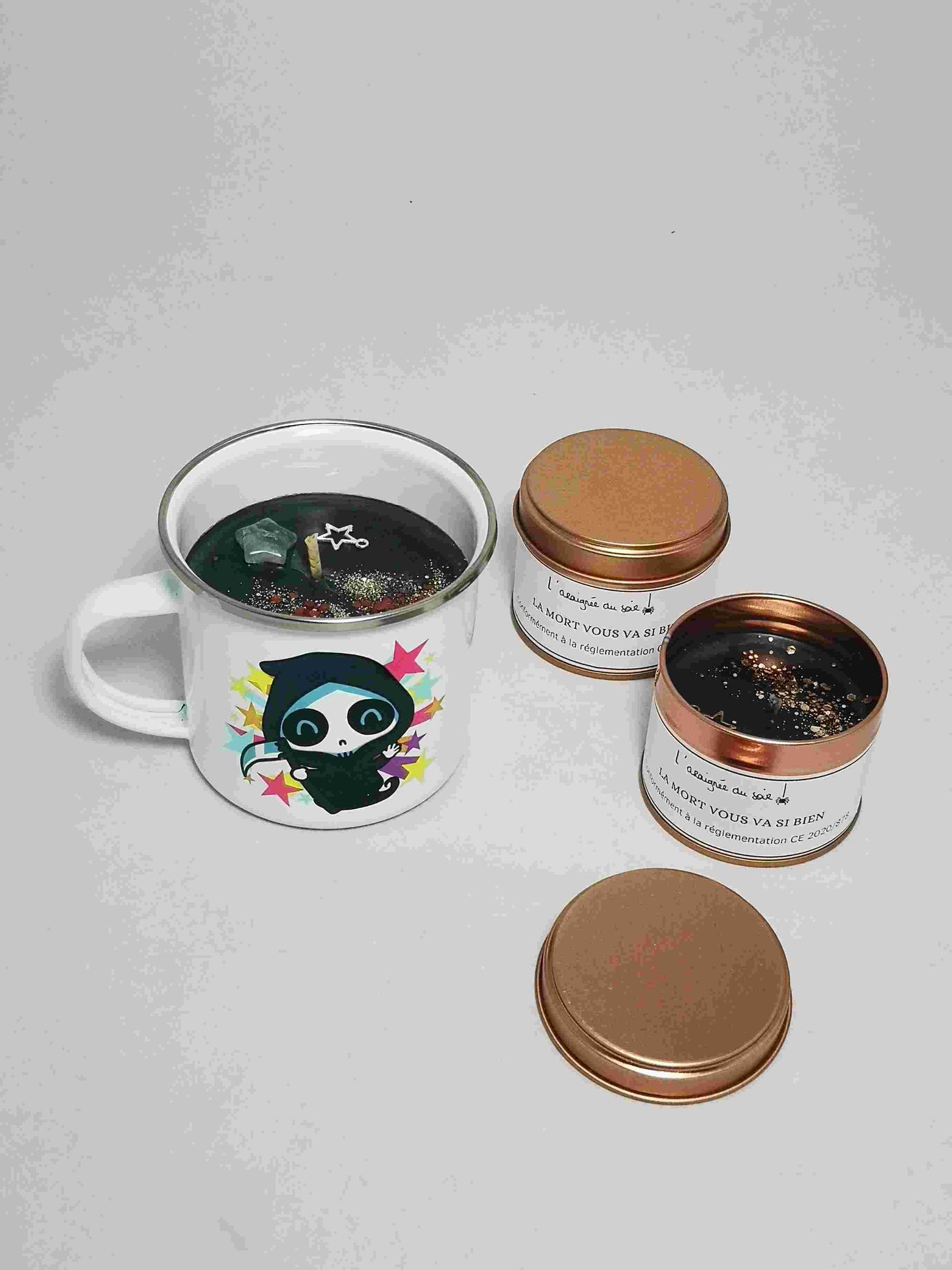 Bougie-tasse "Mortelle" - parfumée à l'Ylang-Ylang