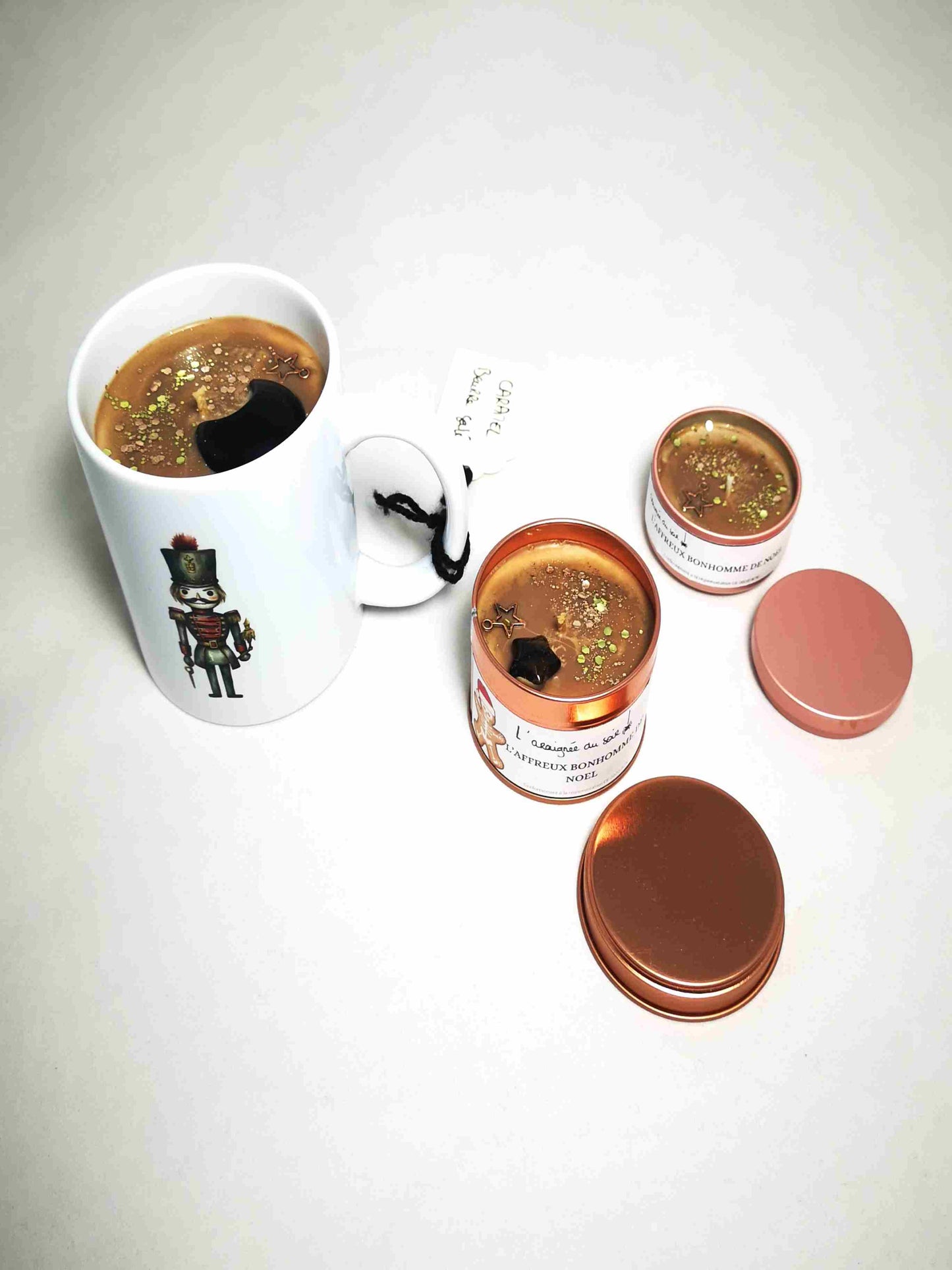 Bougie Tasse Les casse-noisettes au caramel