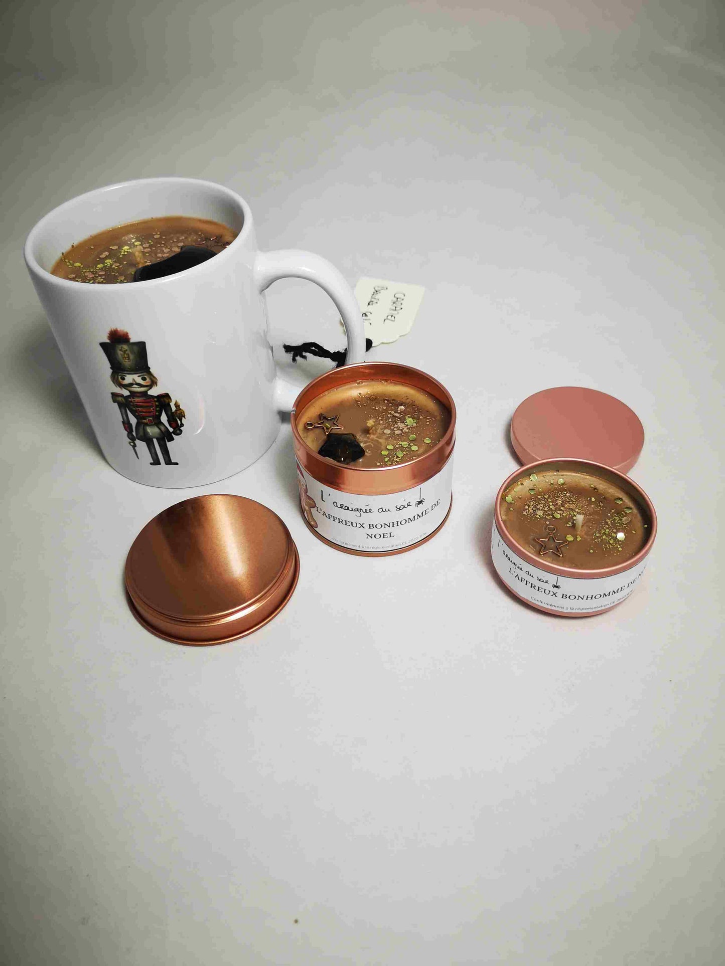 Bougie Tasse Les casse-noisettes au caramel