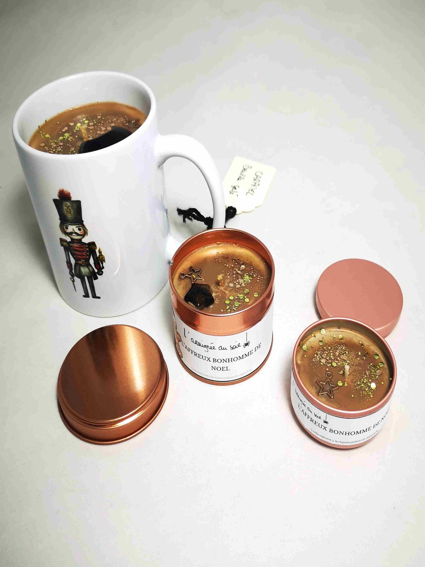 Bougie Tasse Les casse-noisettes au caramel