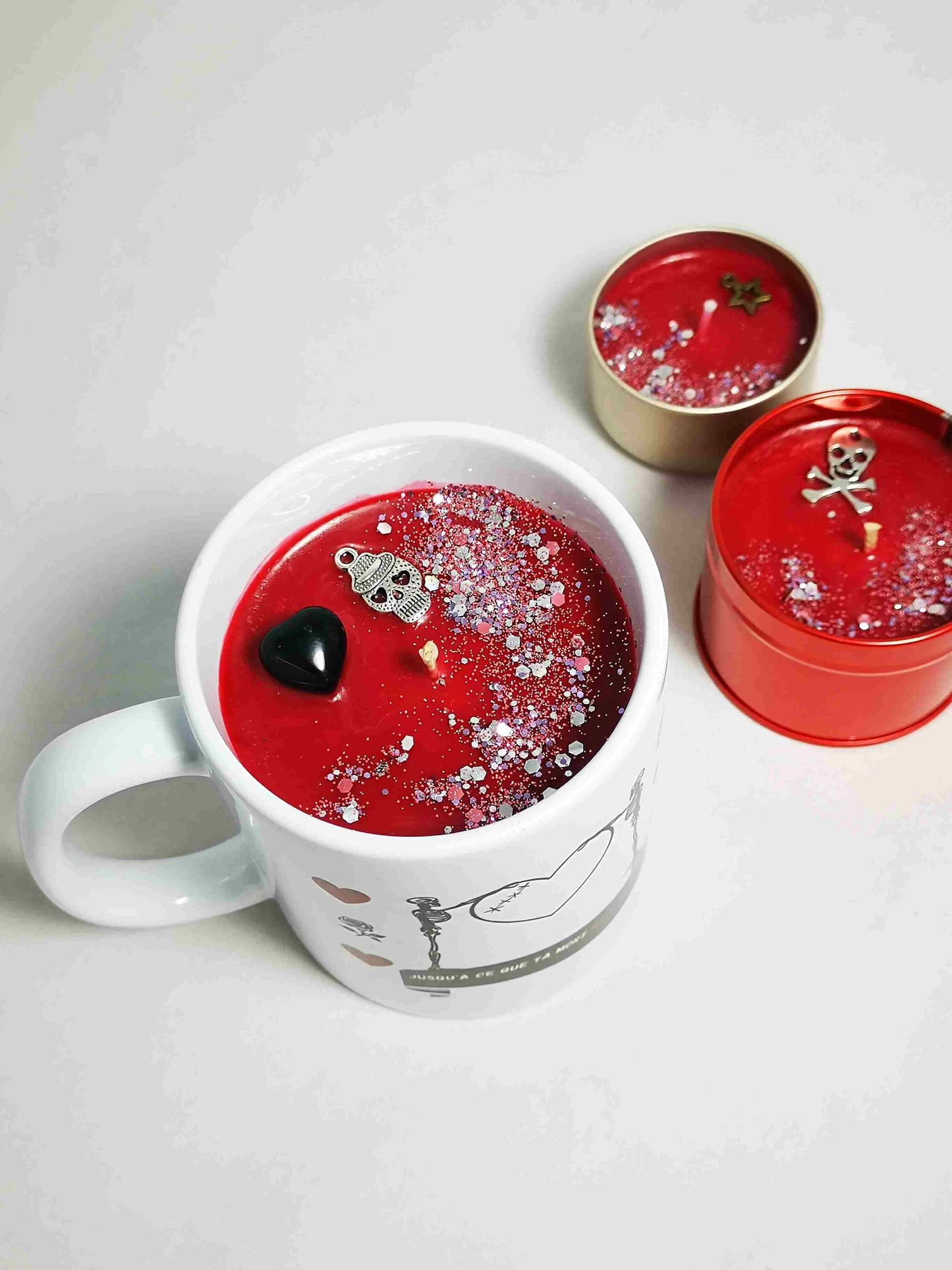 Bougie tasse Jusqu'à ce que Ta mort nous sépare