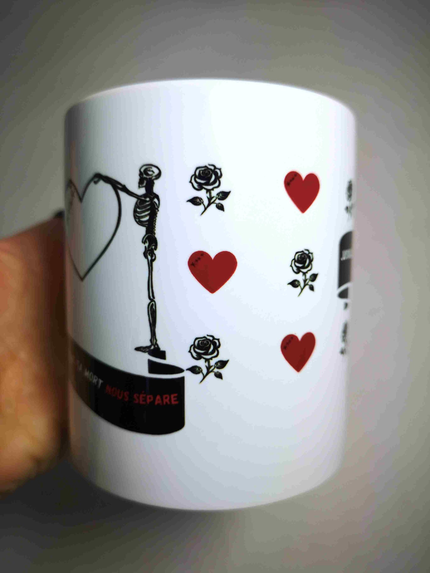 Bougie tasse Jusqu'à ce que Ta mort nous sépare