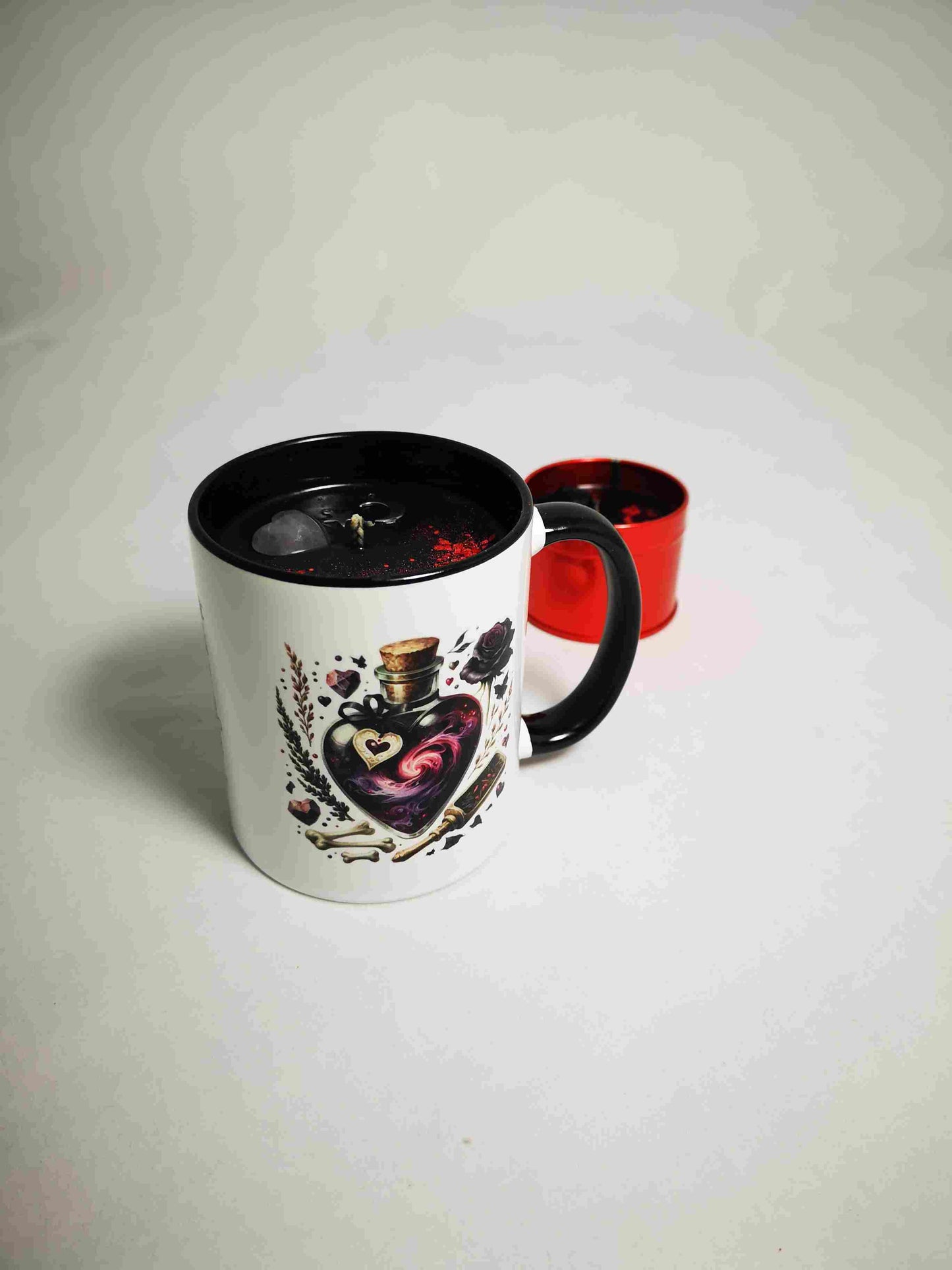 Bougie tasse Fleurs envoutantes
