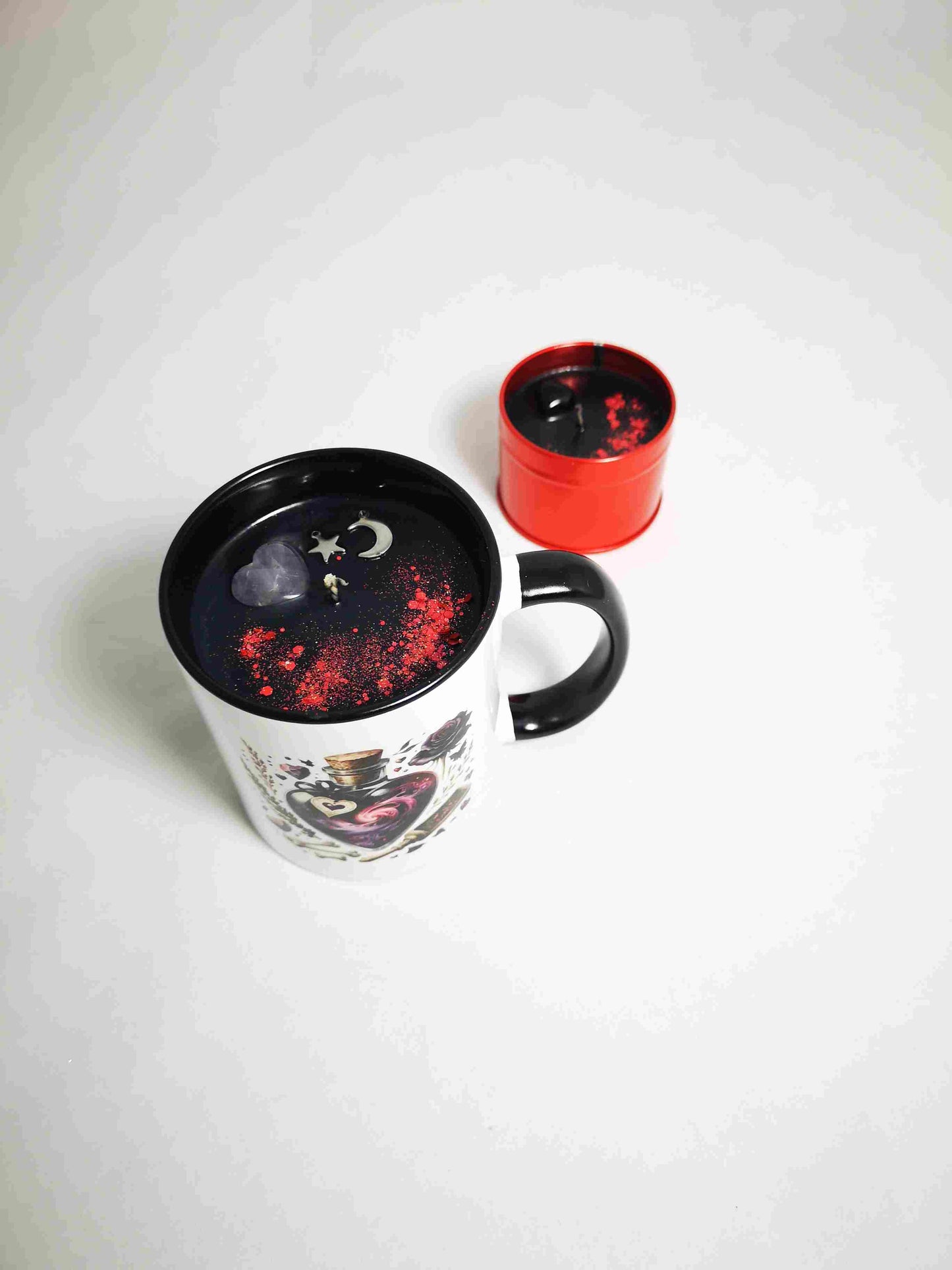 Bougie tasse Fleurs envoutantes