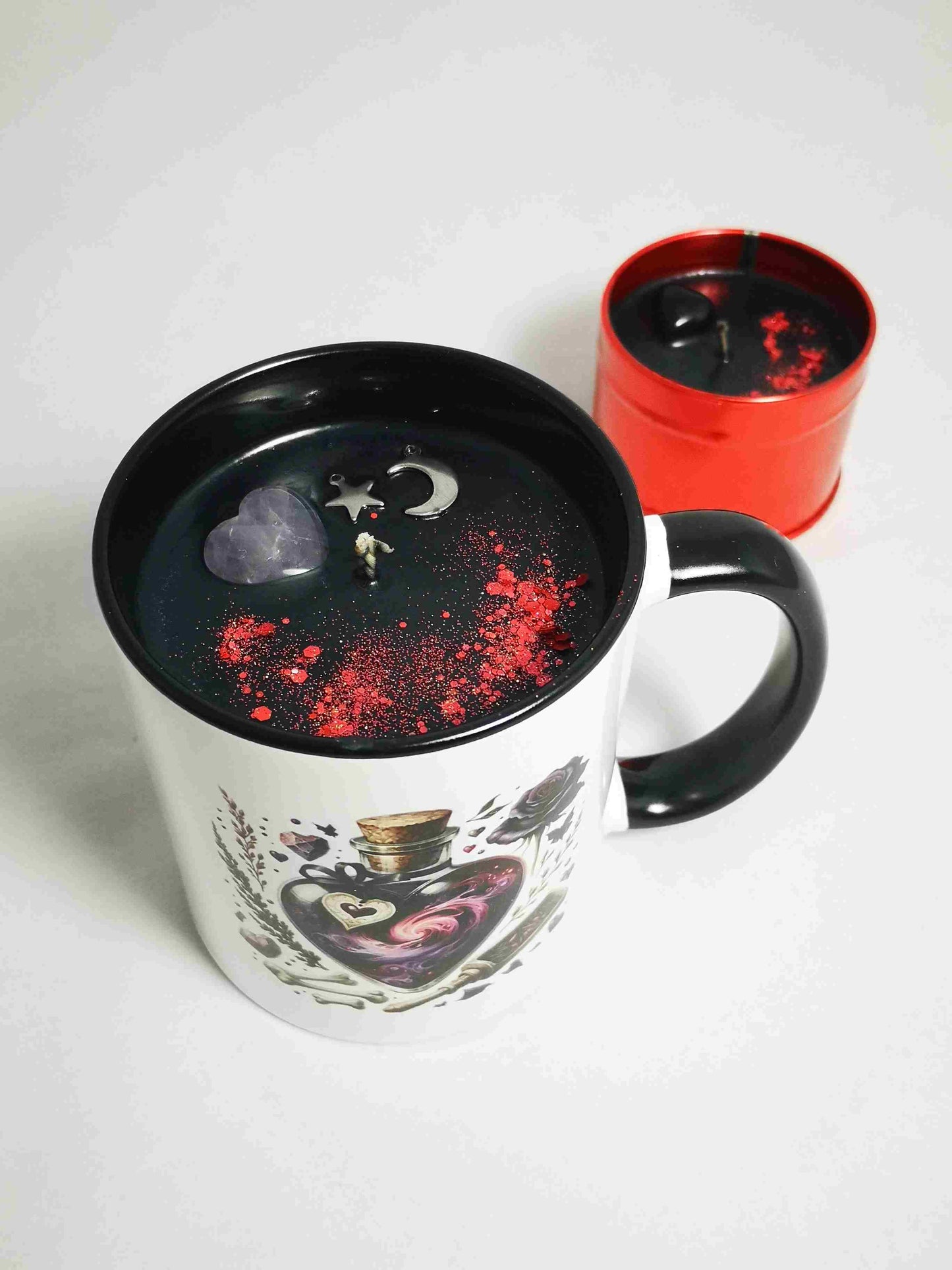 Bougie tasse Fleurs envoutantes