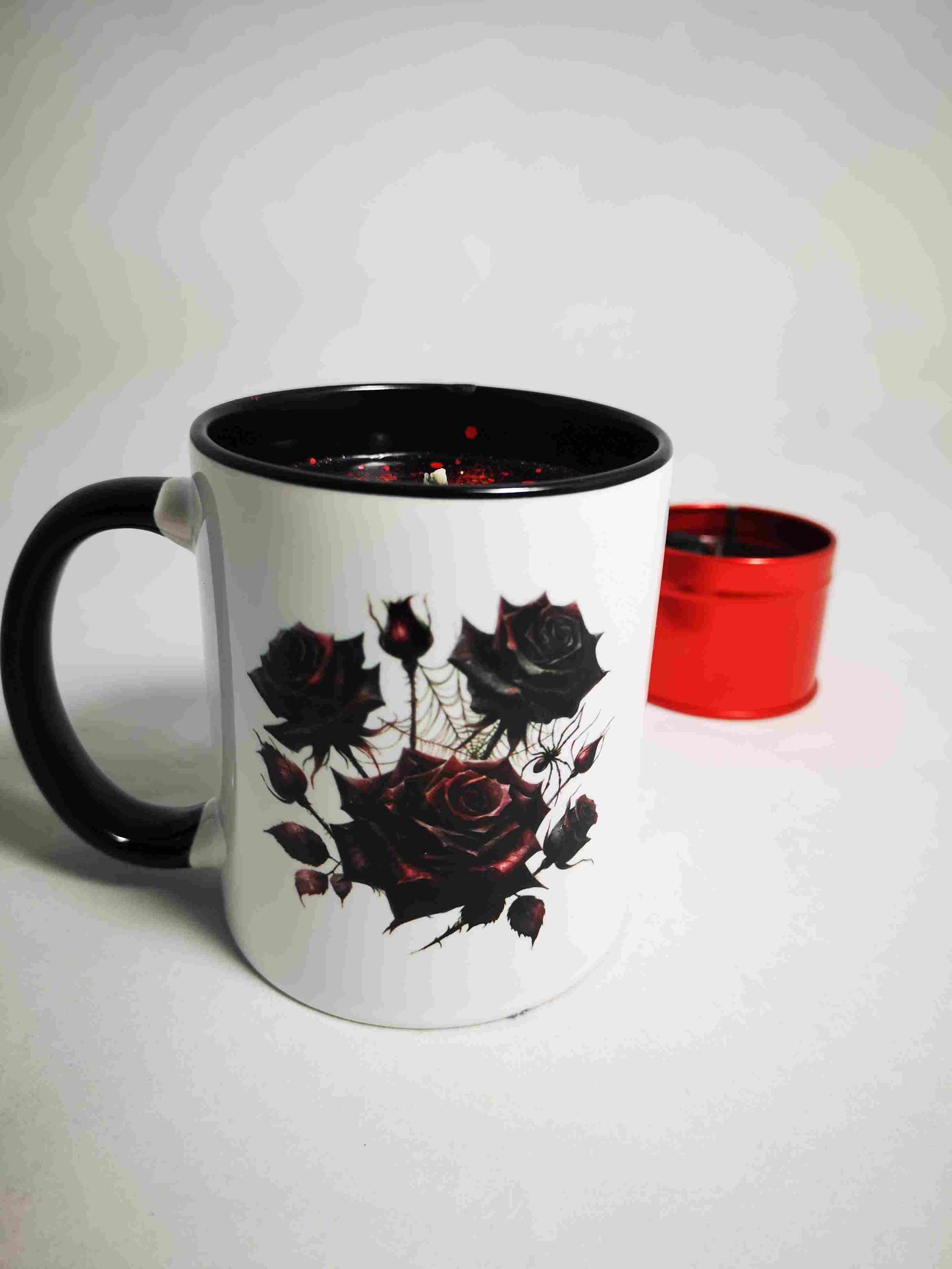 Bougie tasse Fleurs envoutantes