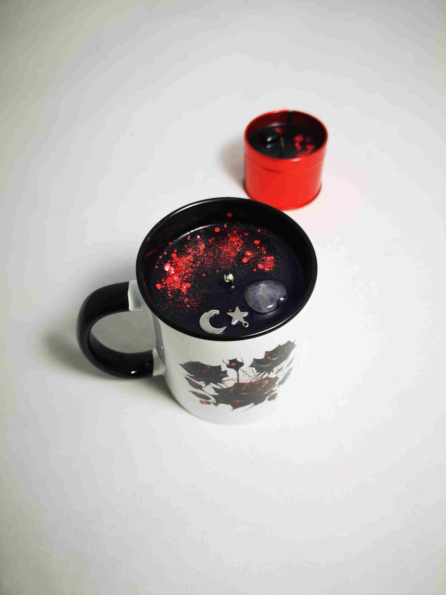 Bougie tasse Fleurs envoutantes