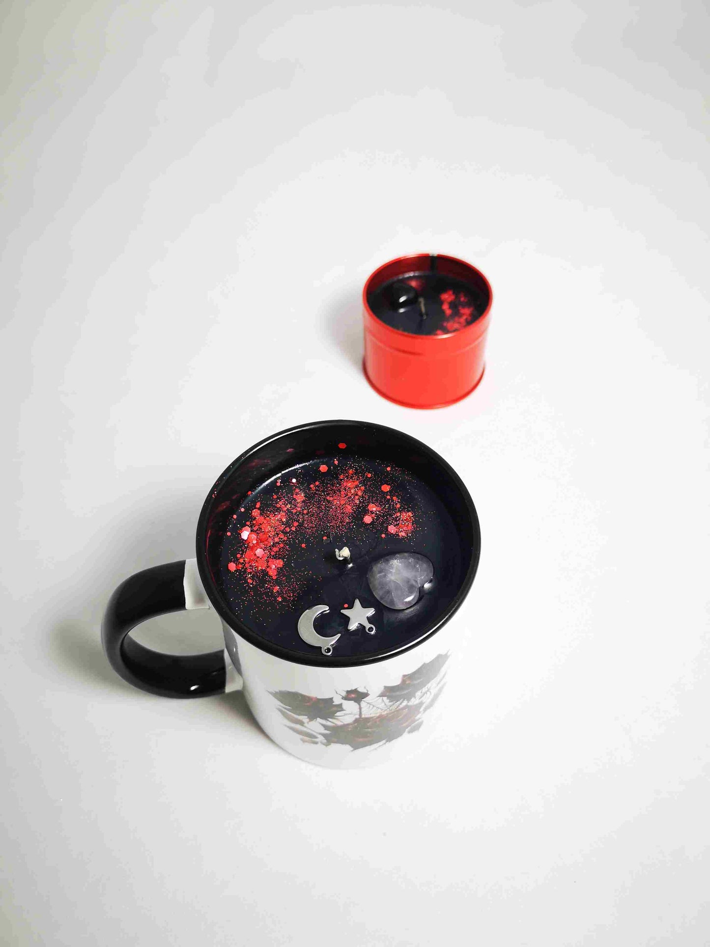 Bougie tasse Fleurs envoutantes