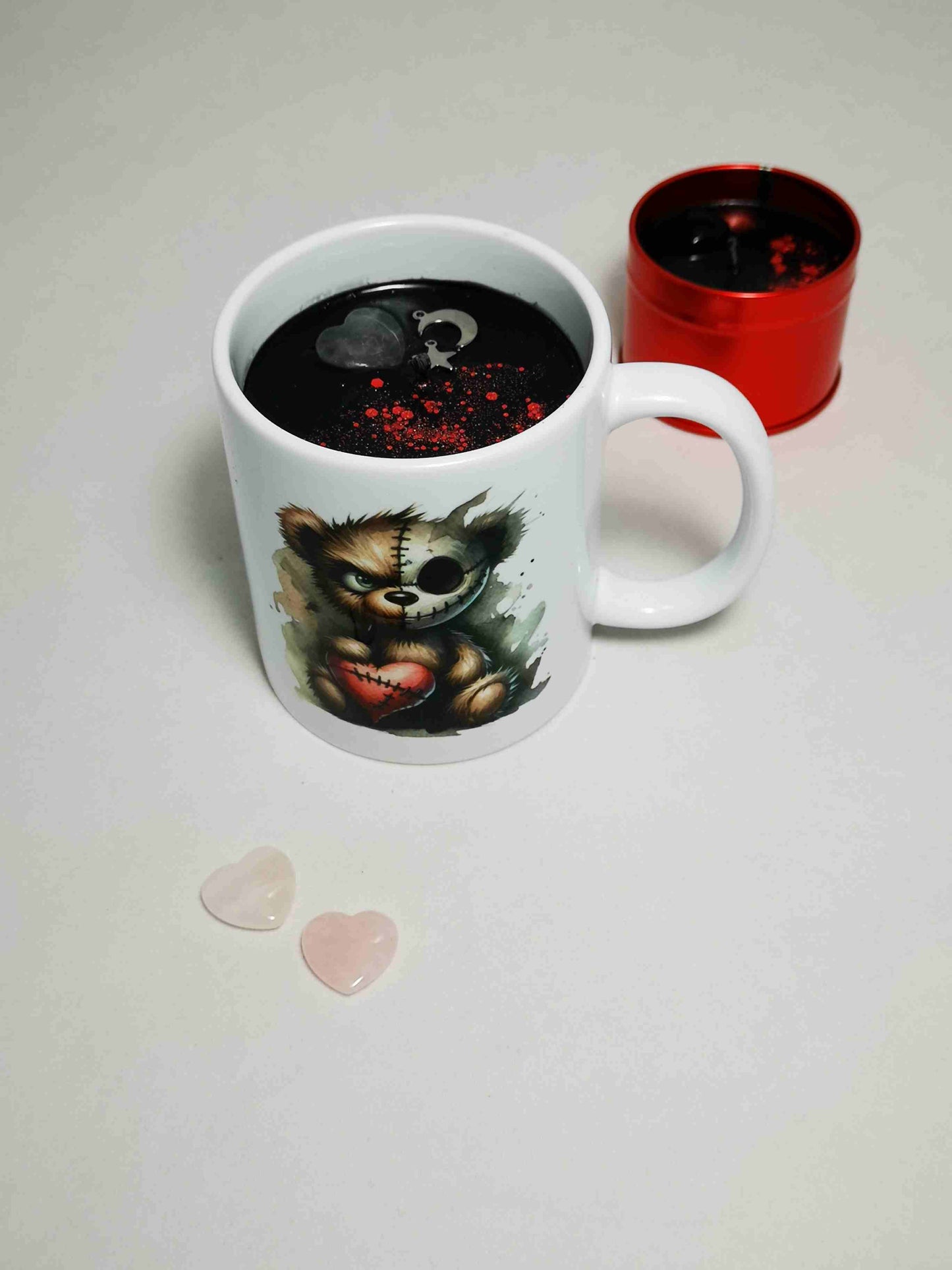 Bougie-tasse "Oursons d'amour"