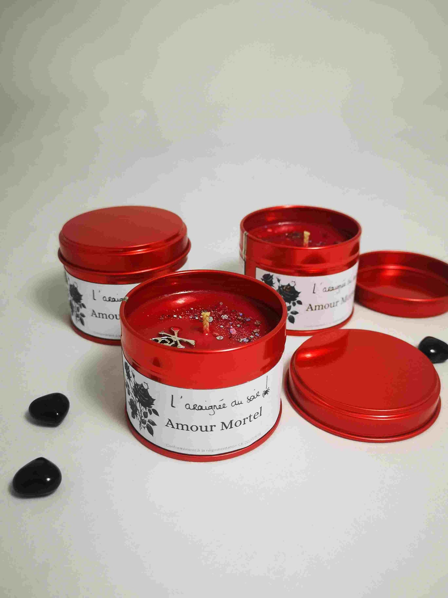 Bougie métal Amour mortel