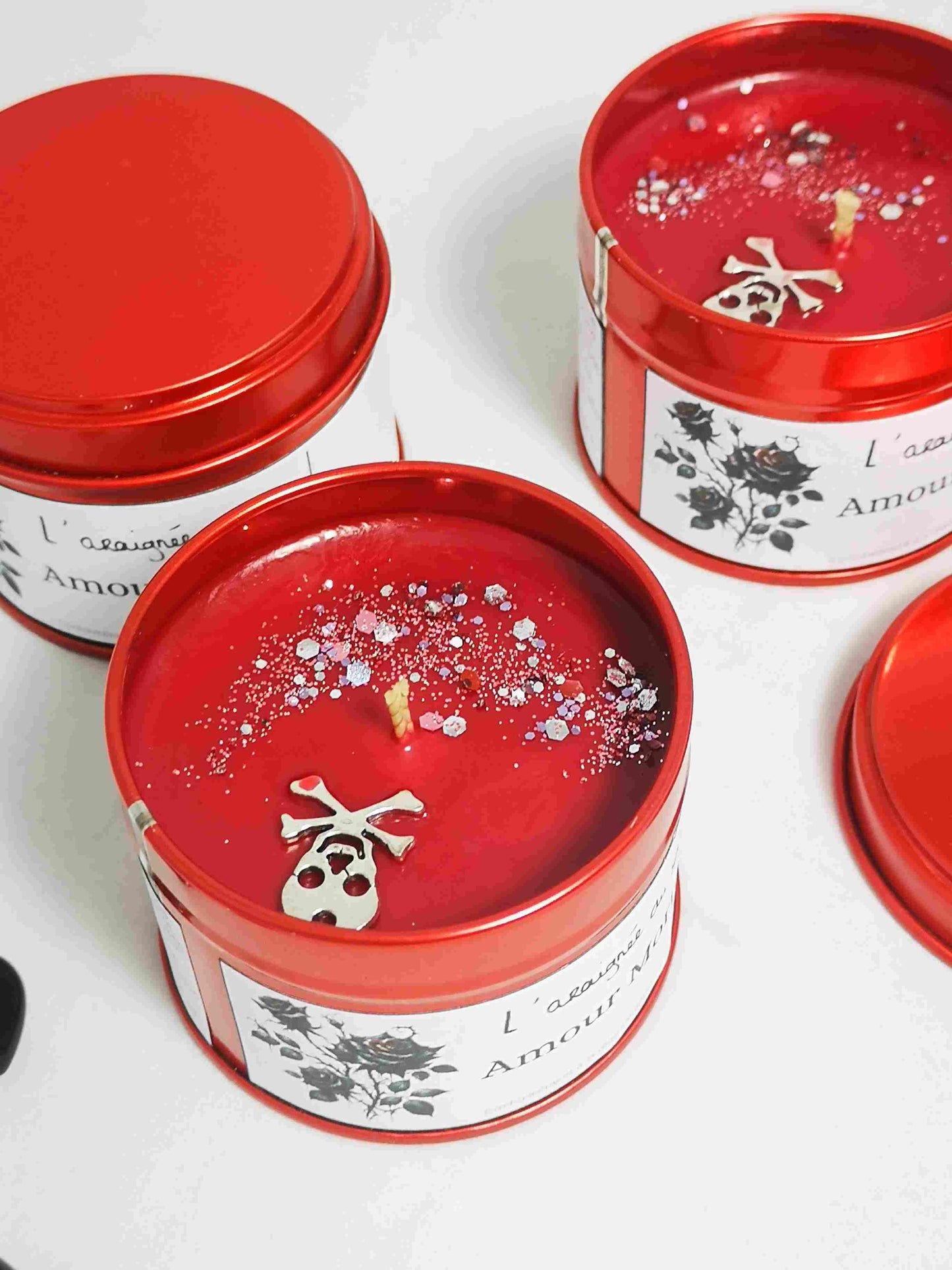 Bougie métal Amour mortel
