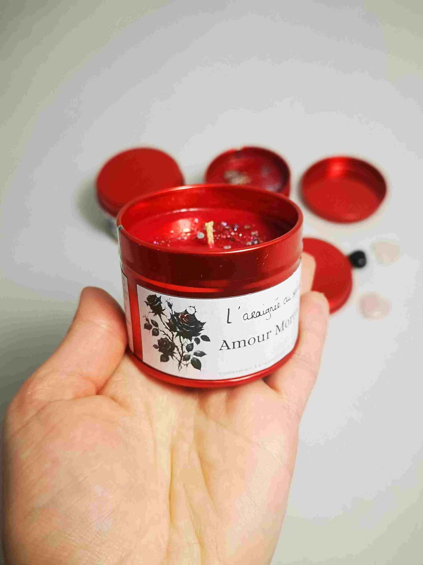 Bougie métal Amour mortel
