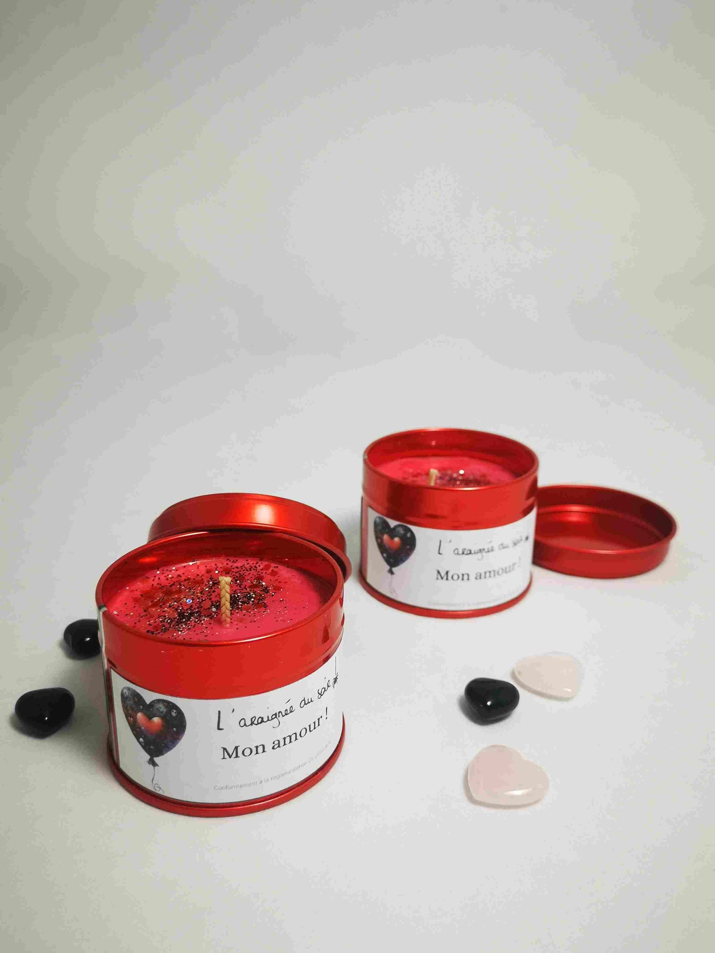 Bougie métal Mon Amour
