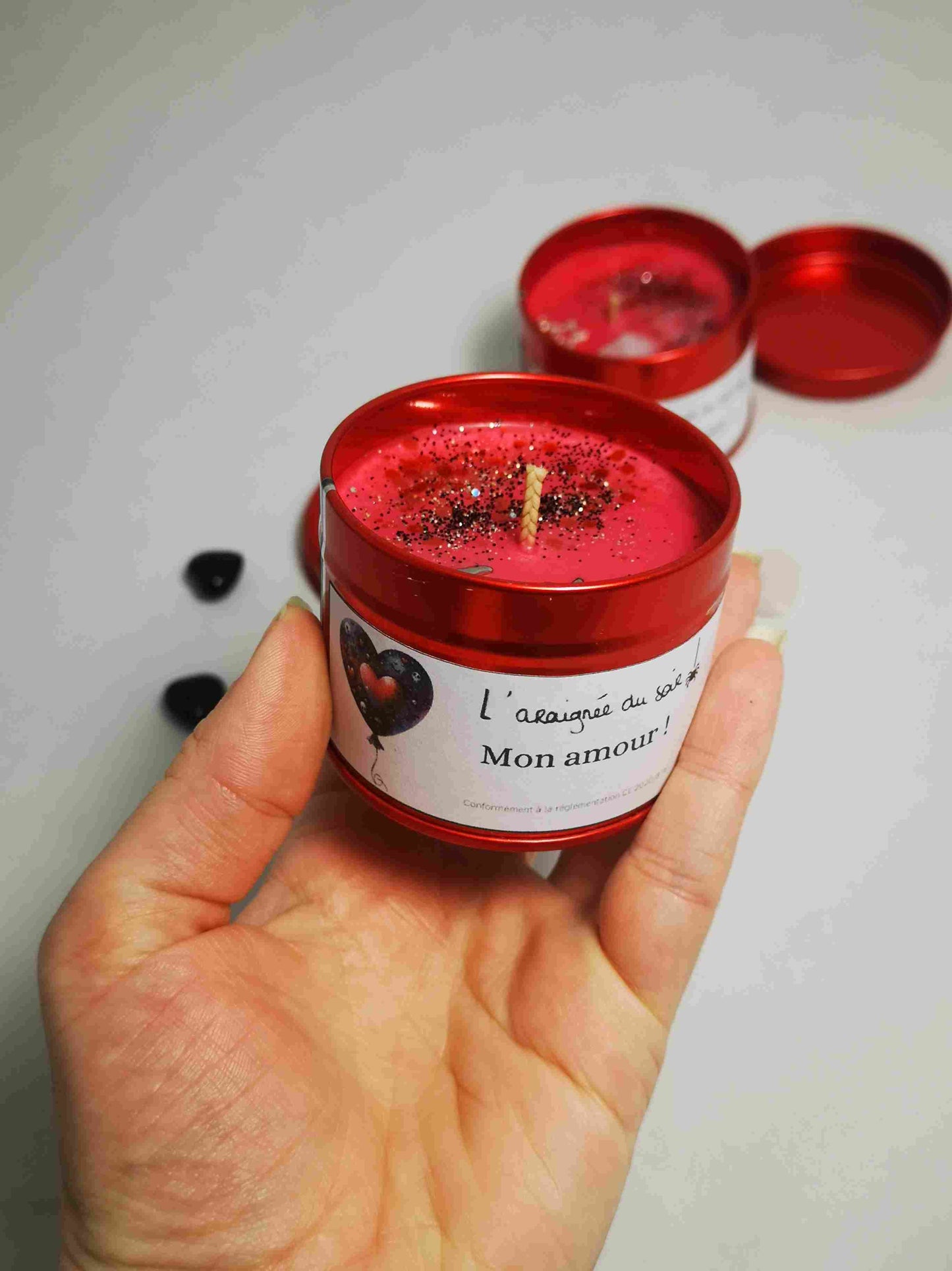 Bougie métal Mon Amour