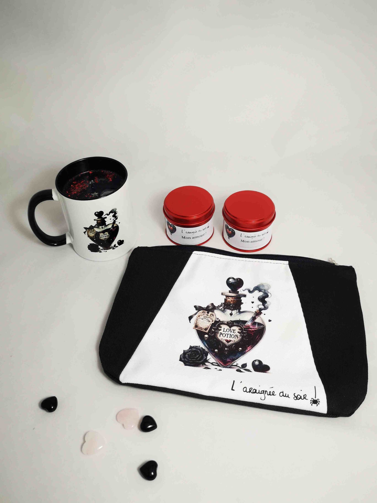 Ensemble Enchanté Saint-Valentin : Trousse et Bougie Potion d'Amour