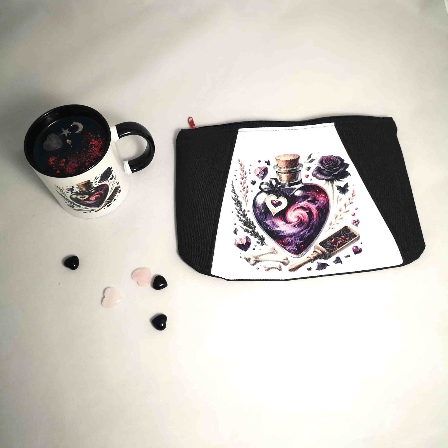 Ensemble mystique Saint-Valentin : Trousse et Bougie Potion mystique