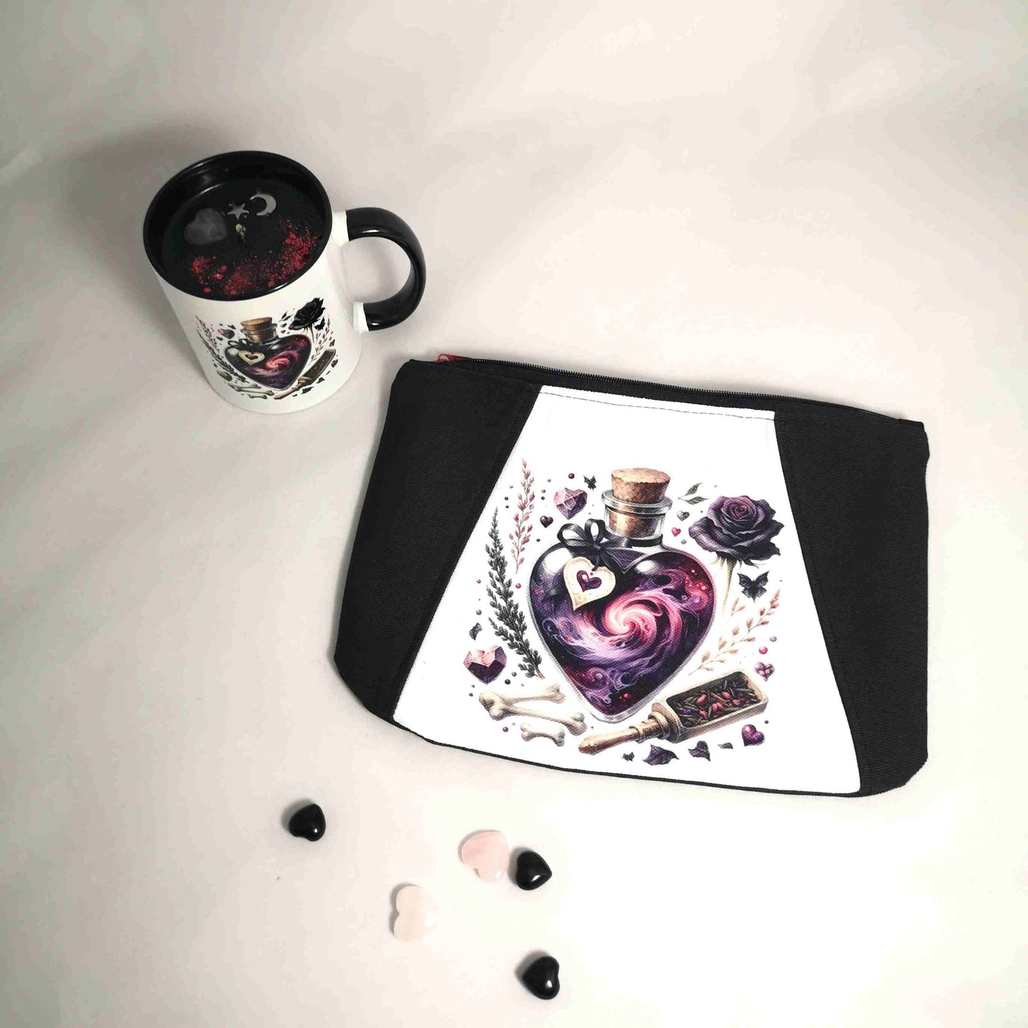 Ensemble mystique Saint-Valentin : Trousse et Bougie Potion mystique