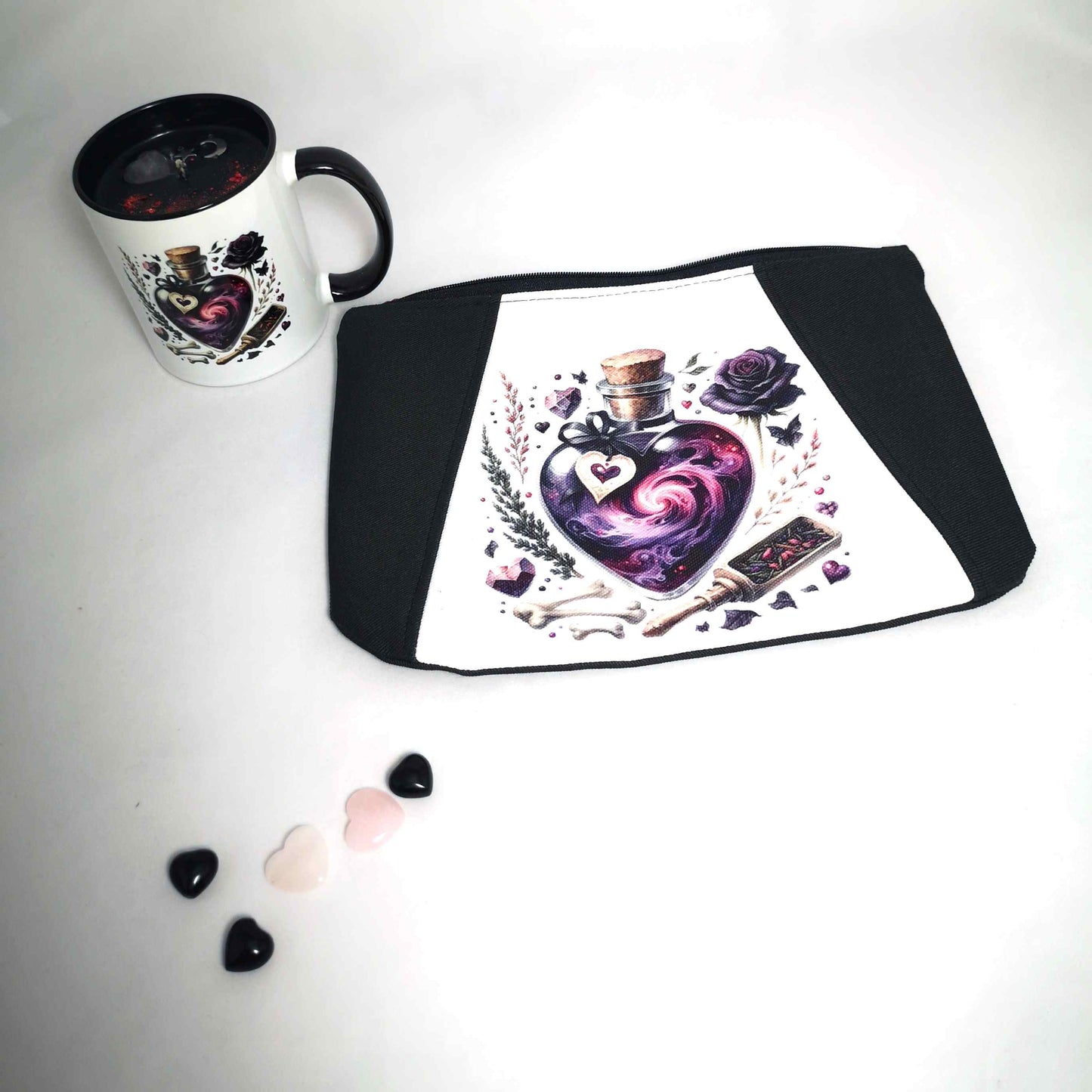 Ensemble mystique Saint-Valentin : Trousse et Bougie Potion mystique