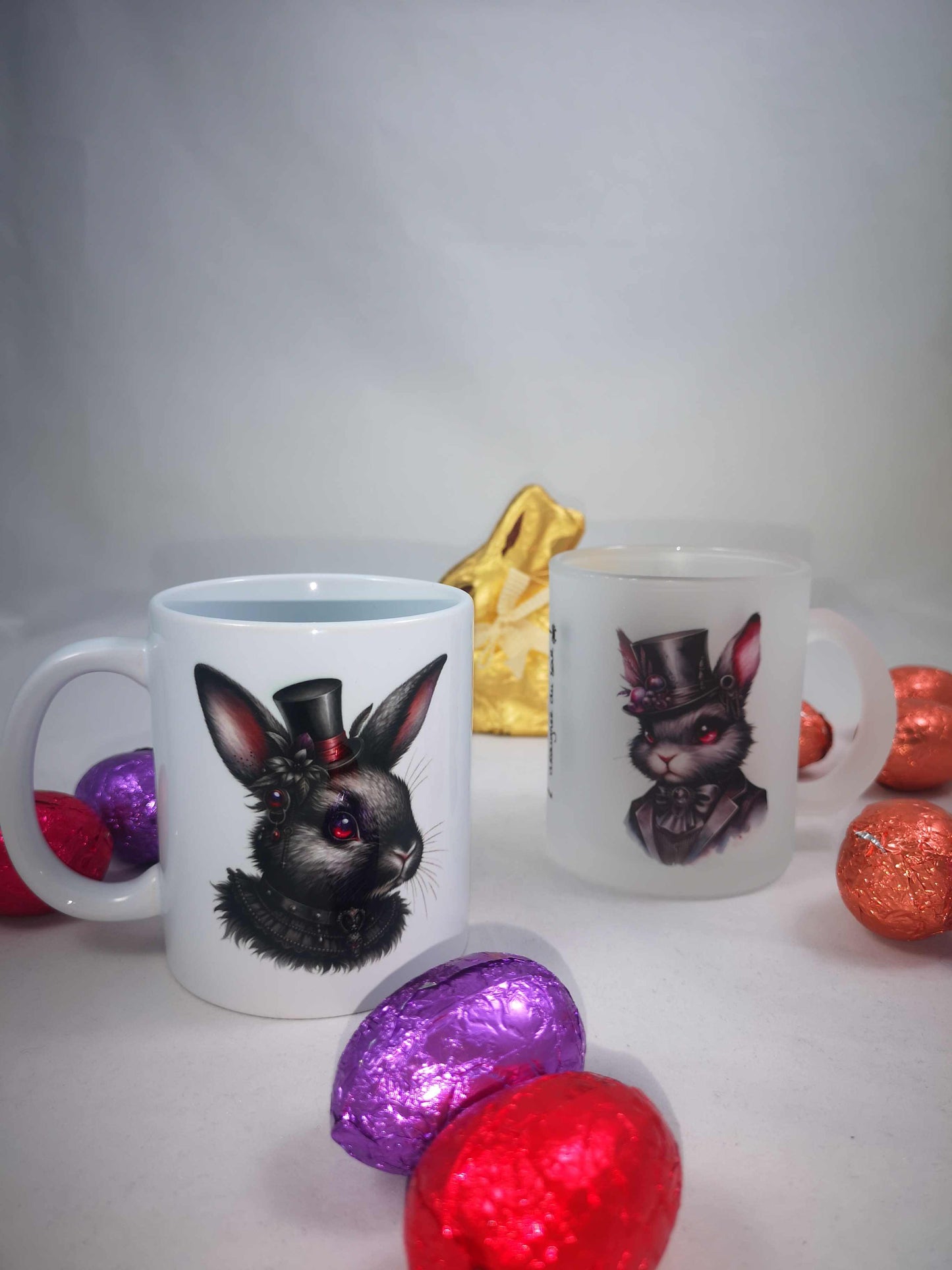 Tasse lapins gothiques