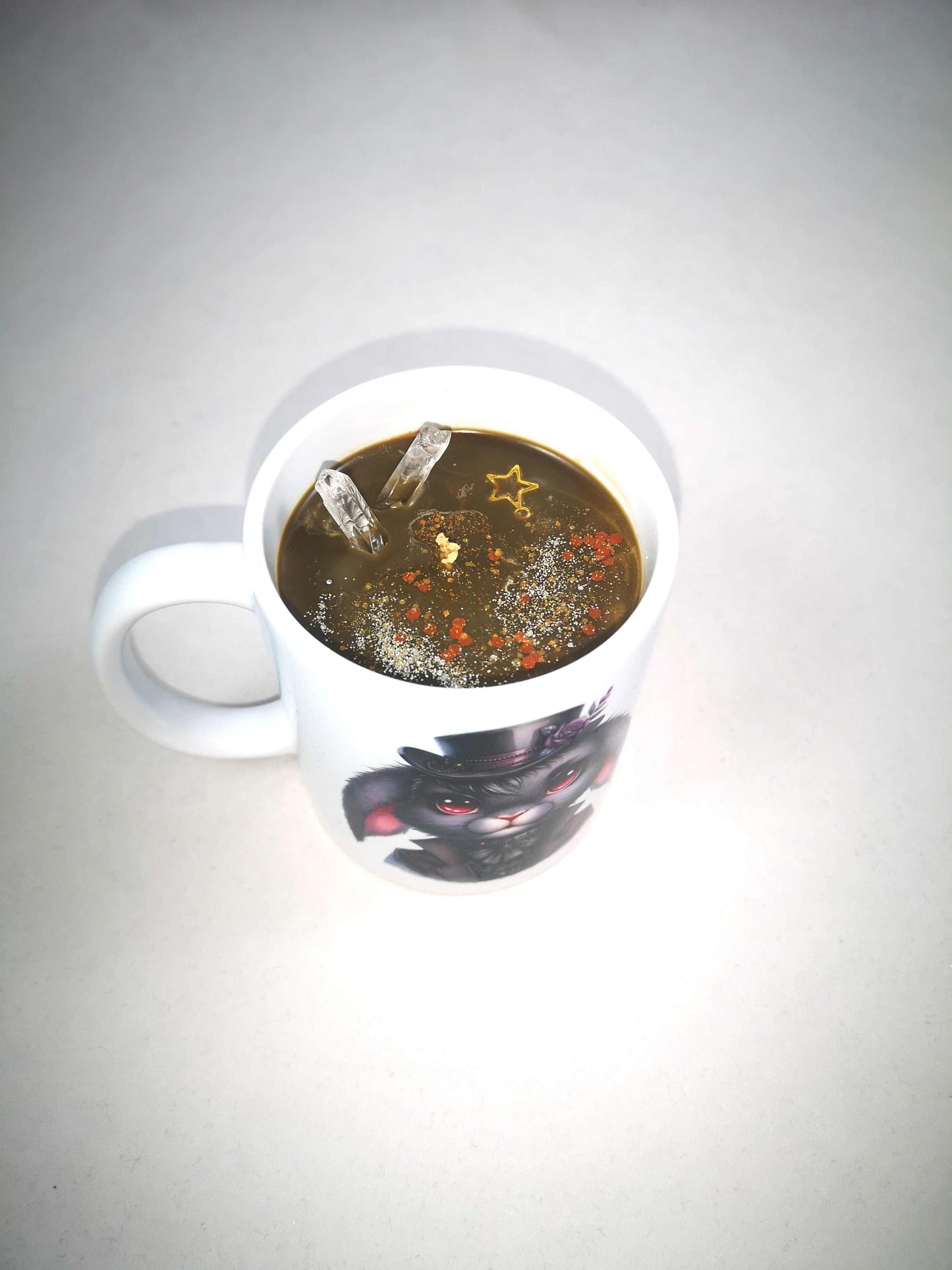 Bougie tasse Lapins victoriens