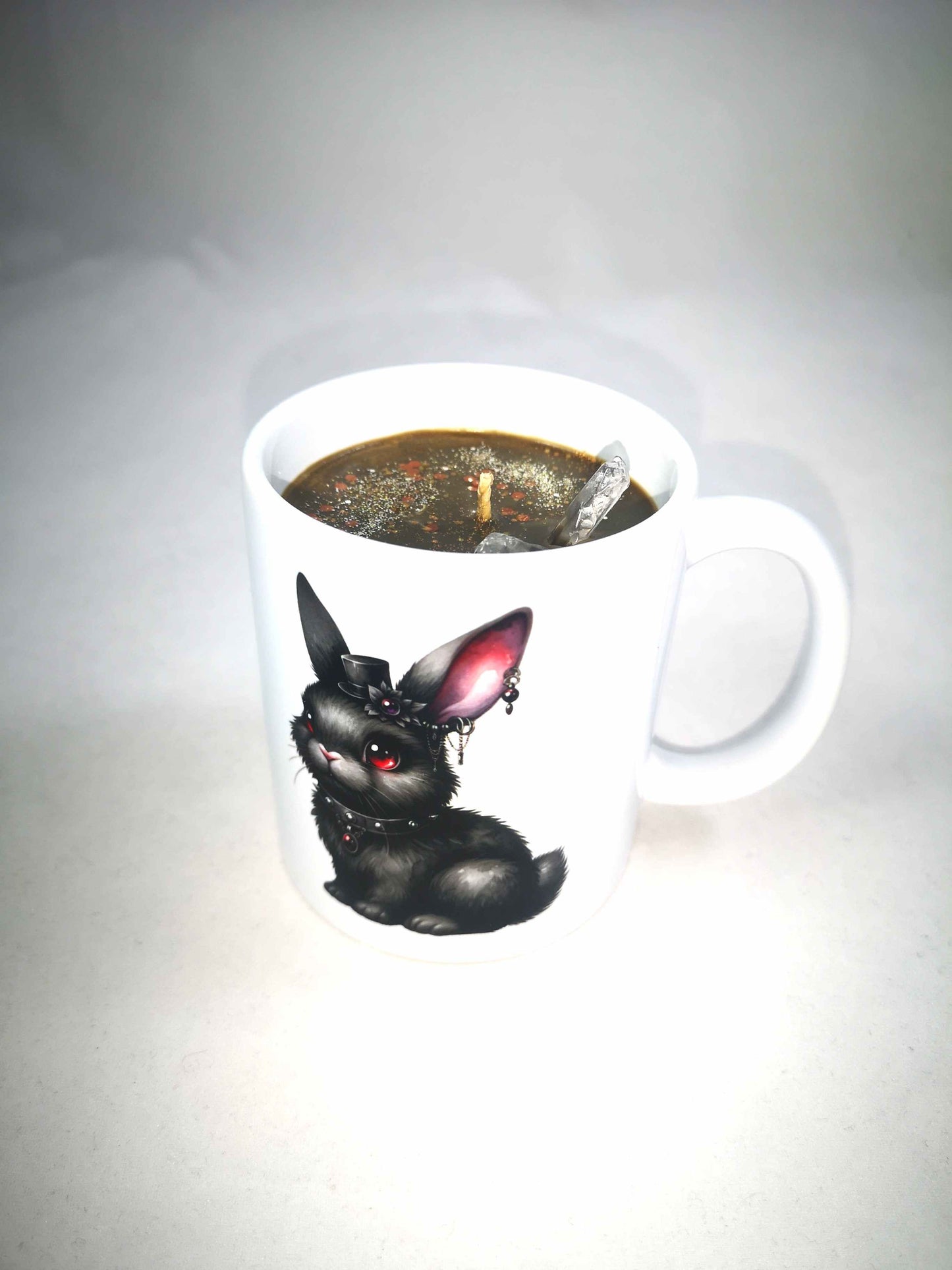 Bougie tasse Lapins victoriens