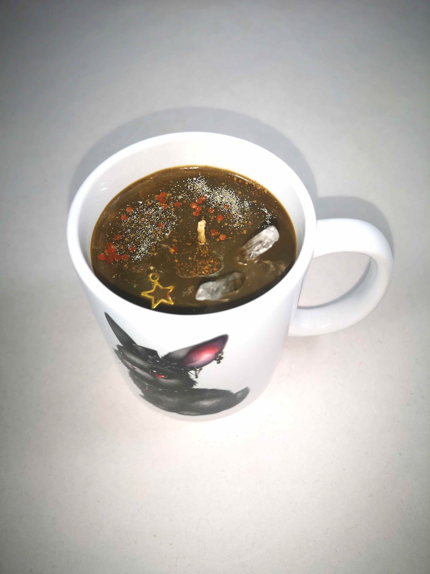 Bougie tasse Lapins victoriens