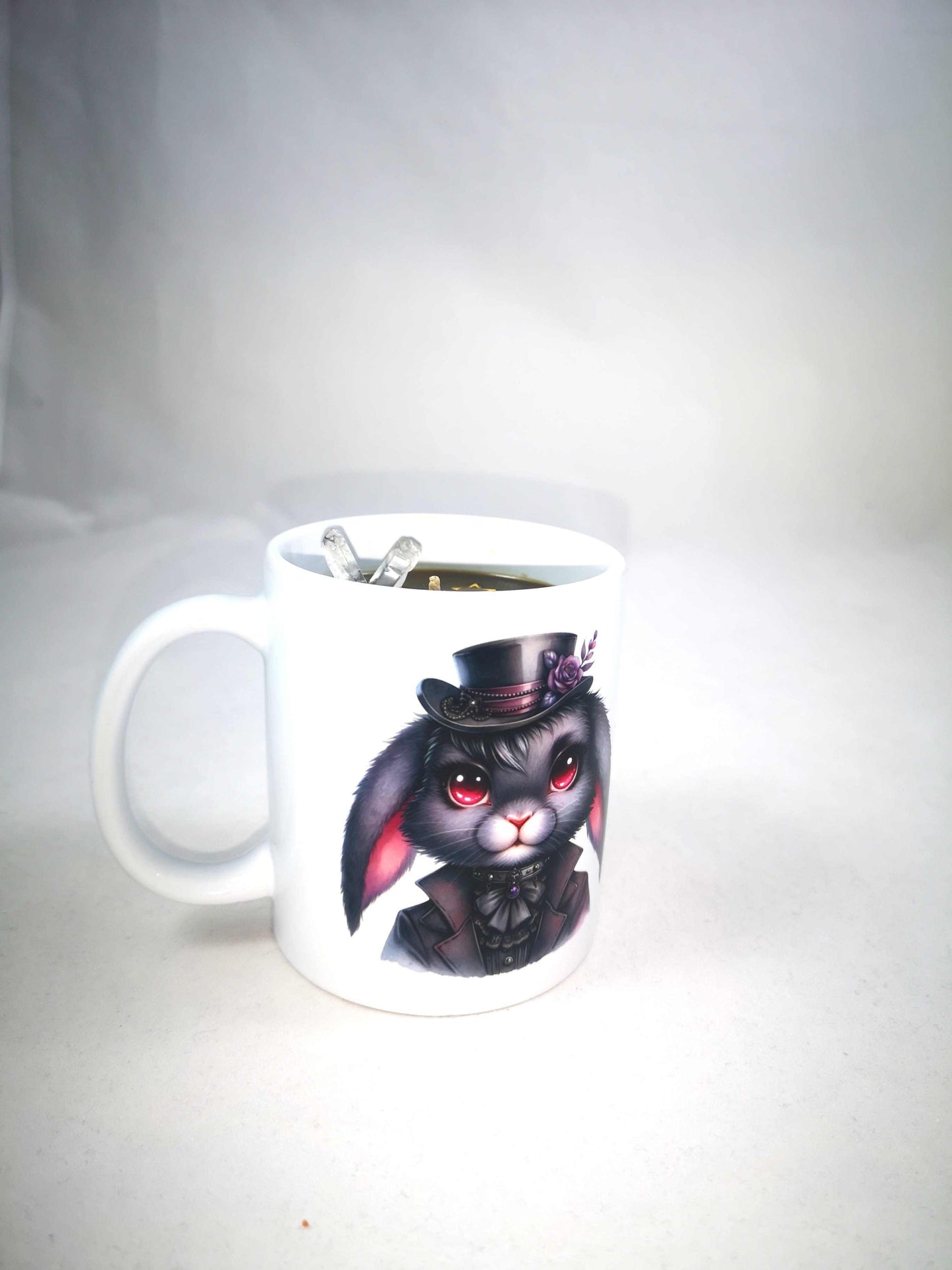 Bougie tasse Lapins victoriens