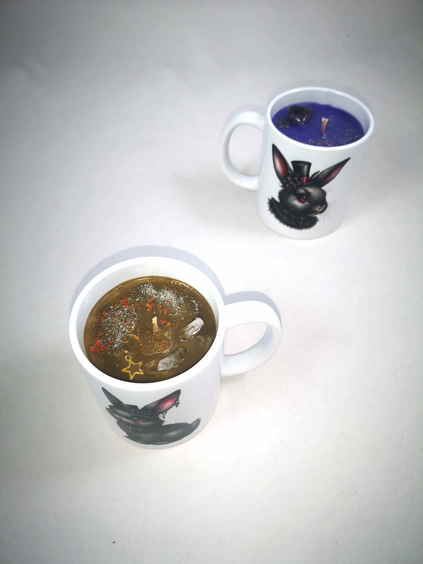 Bougie tasse Lapins victoriens