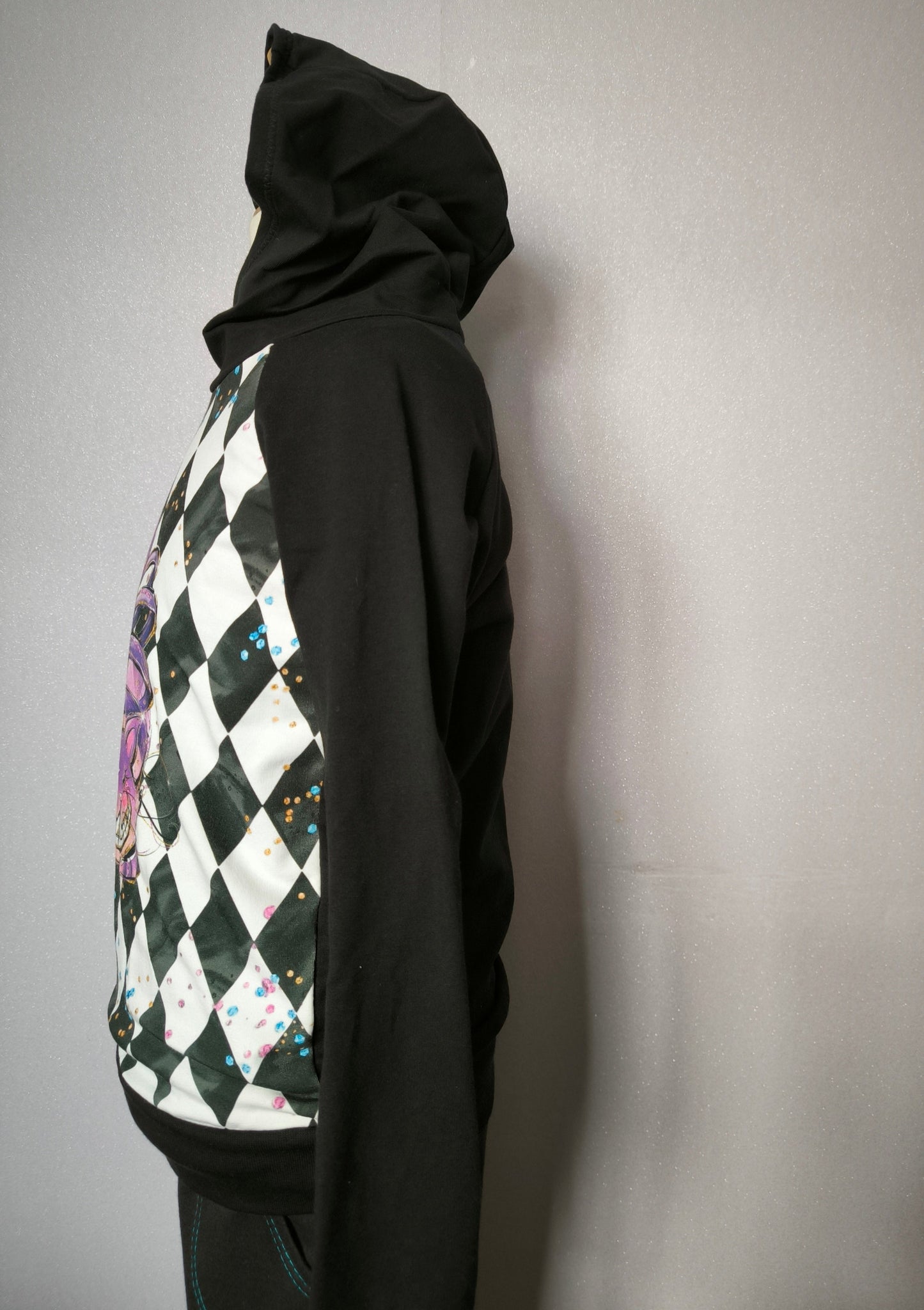 Sweat a capuche Chat du Cheschire T.6ans/116 cm