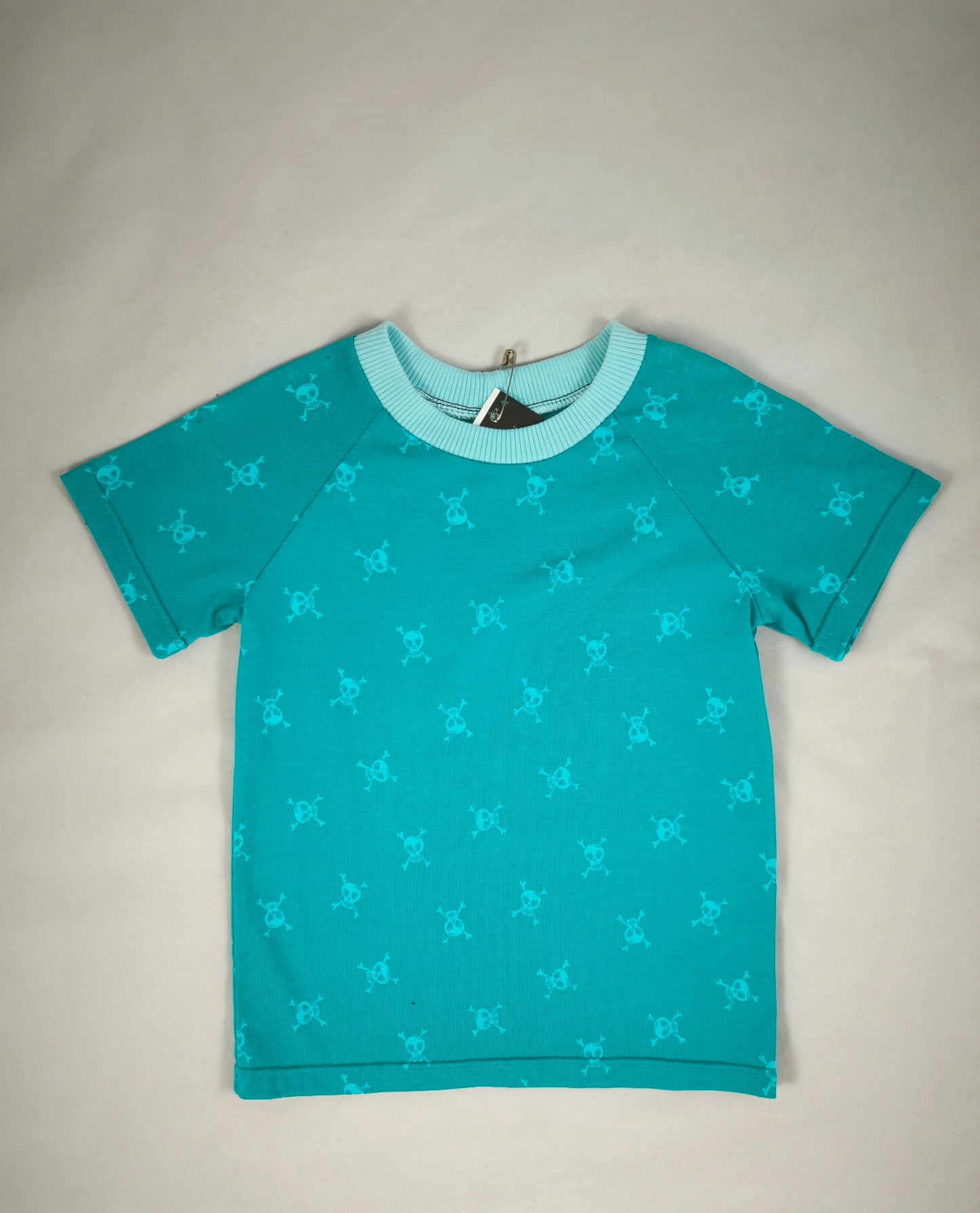 T-shirt Têtes de mirt turquoise T.92cm/2 ans