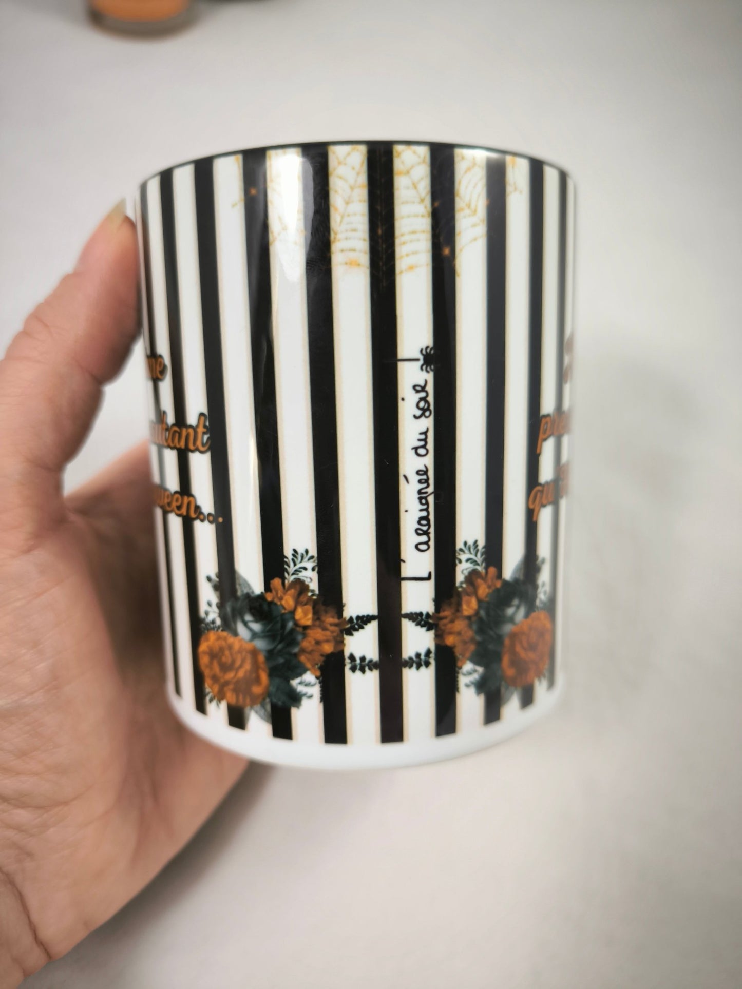 Tasse "Je t'aime presque autant qu'Halloween"