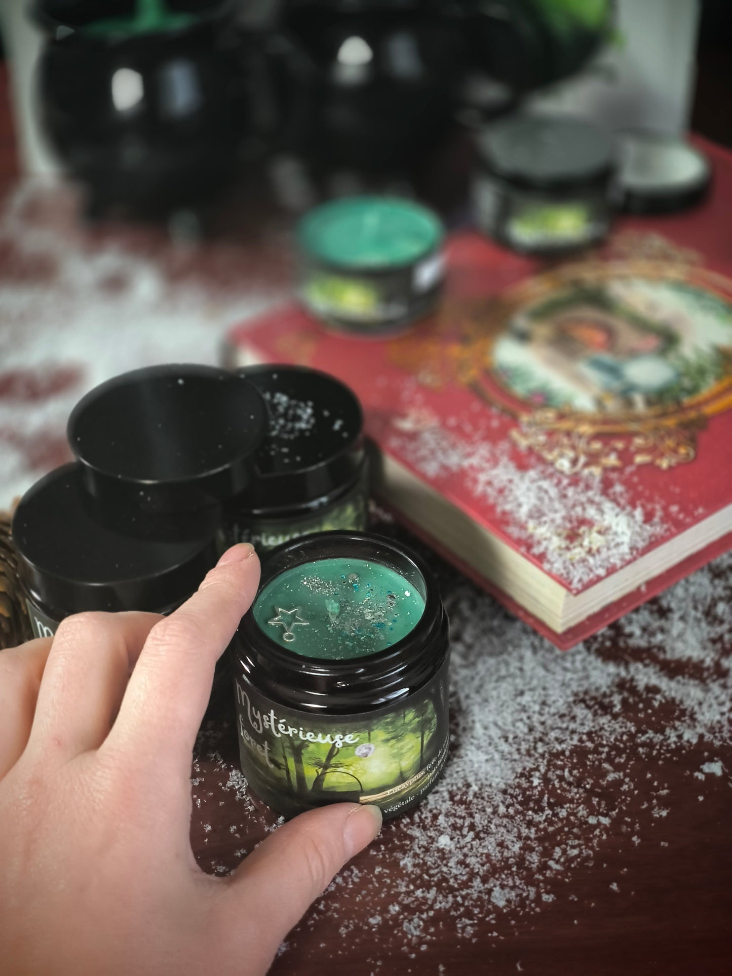 Bougie Pot en verre- Mystérieuse Foret