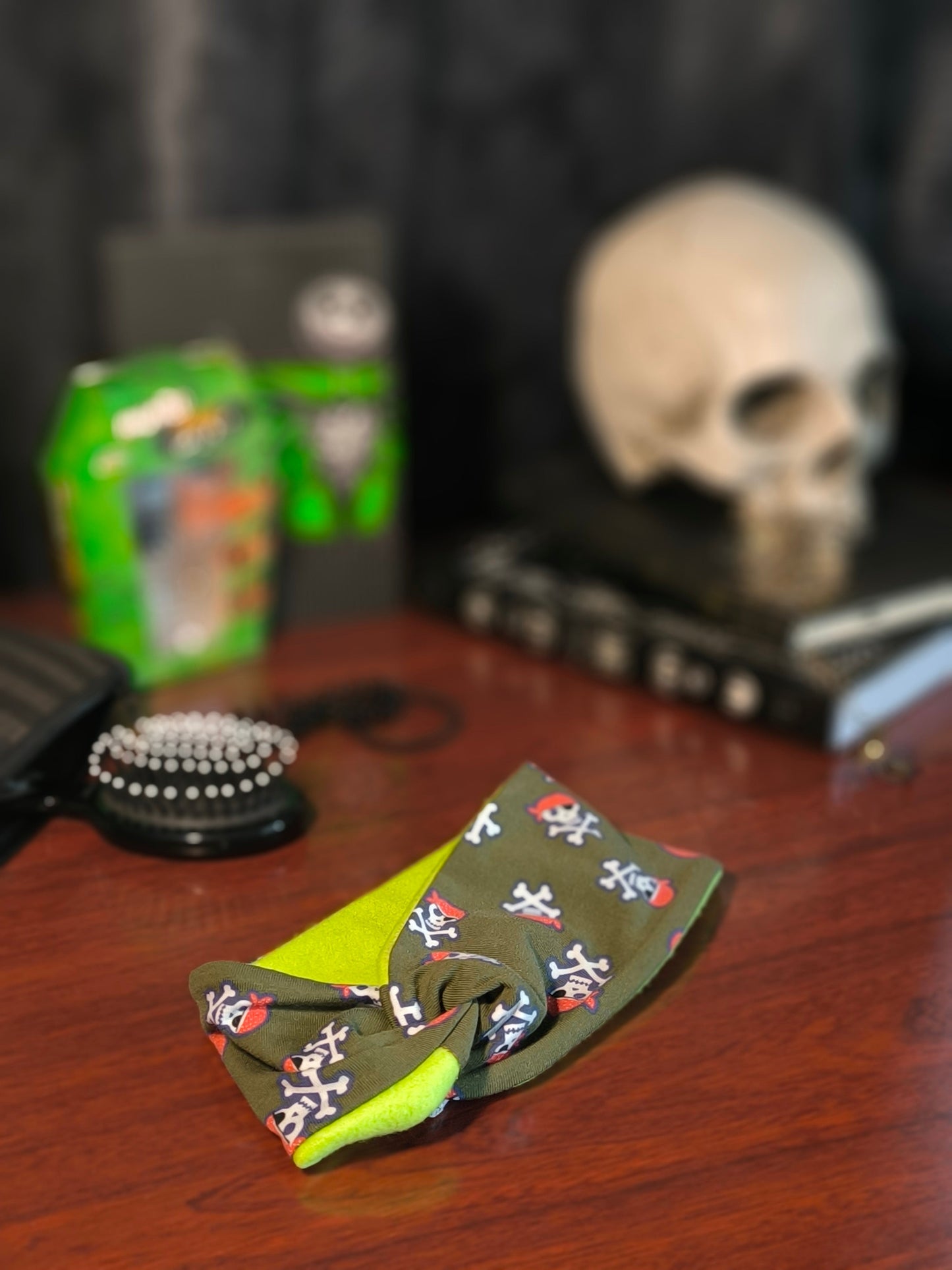 Bandeau cache-oreilles Pirates Kaki *enfant*