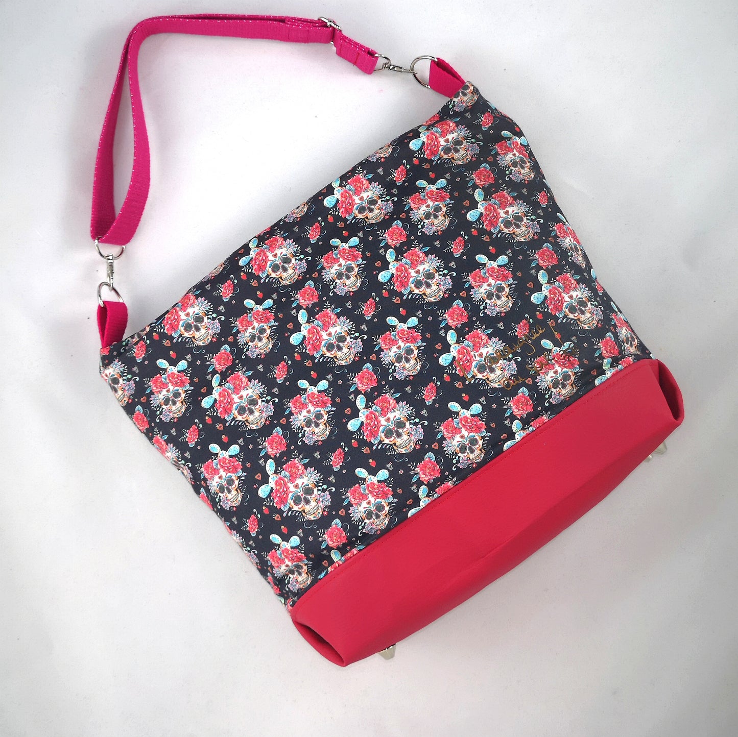 Sac Stephie crane et rose