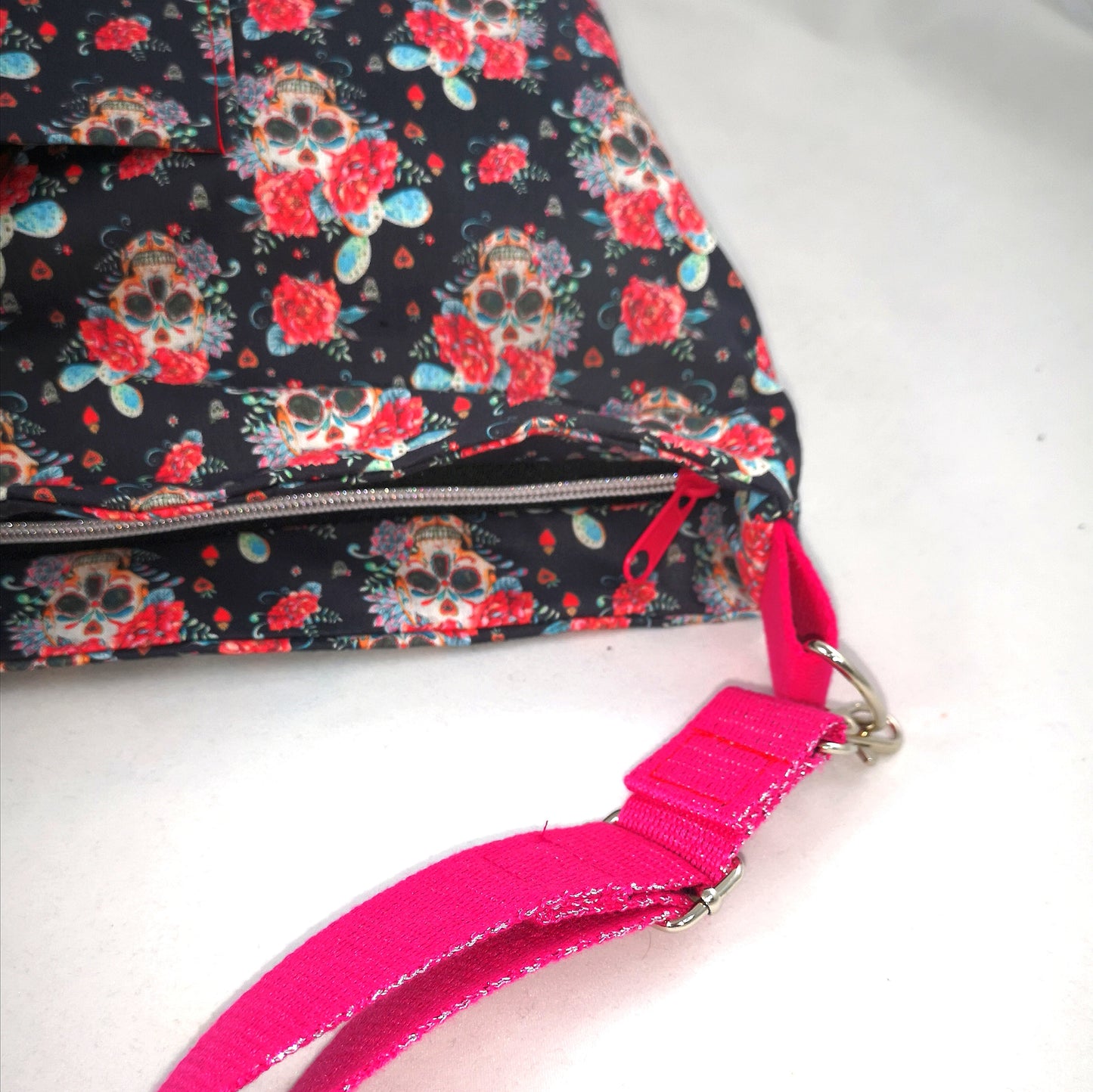 Sac Stephie crane et rose