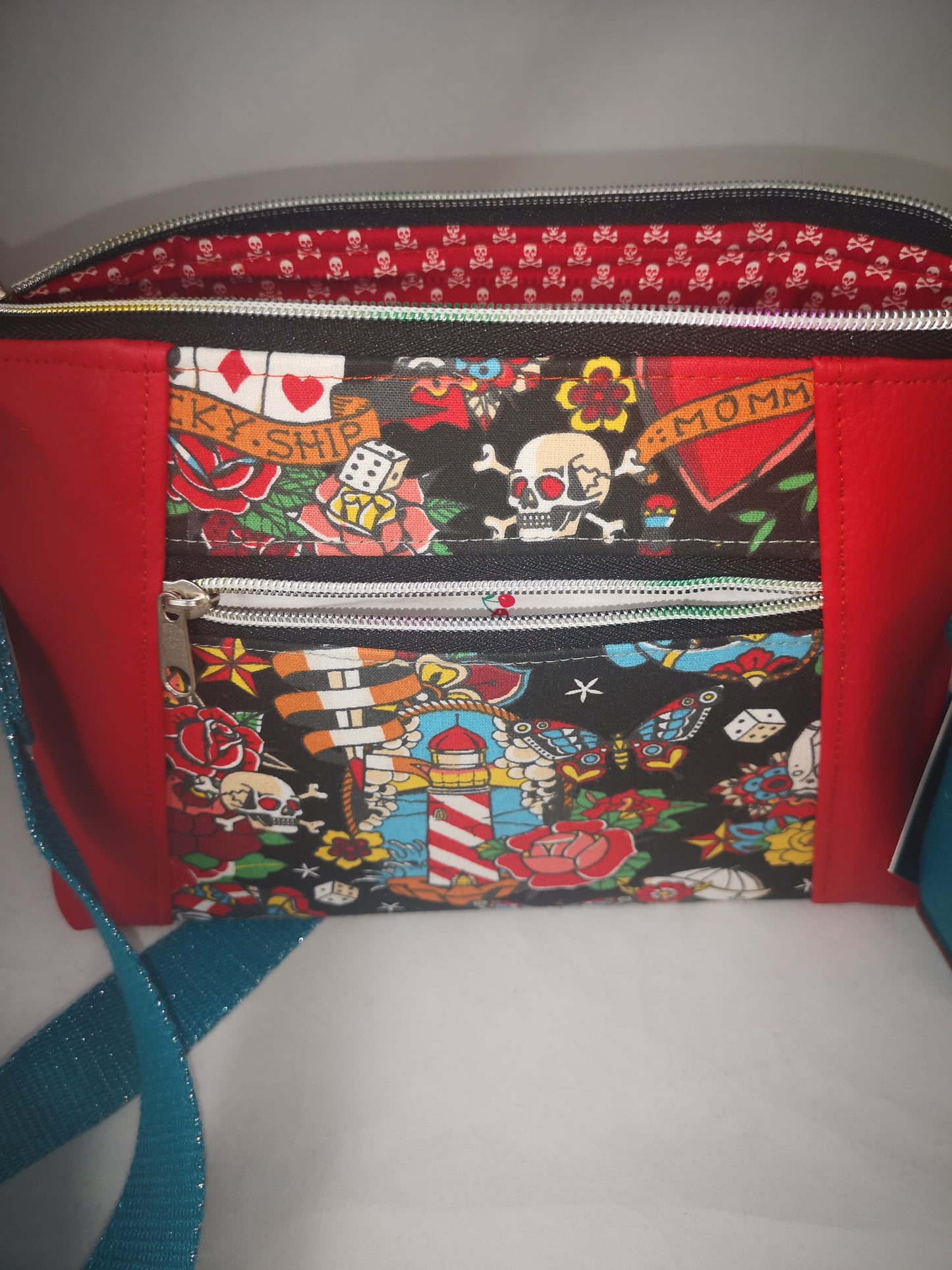 Pochette à bandoulière Tattoo old school