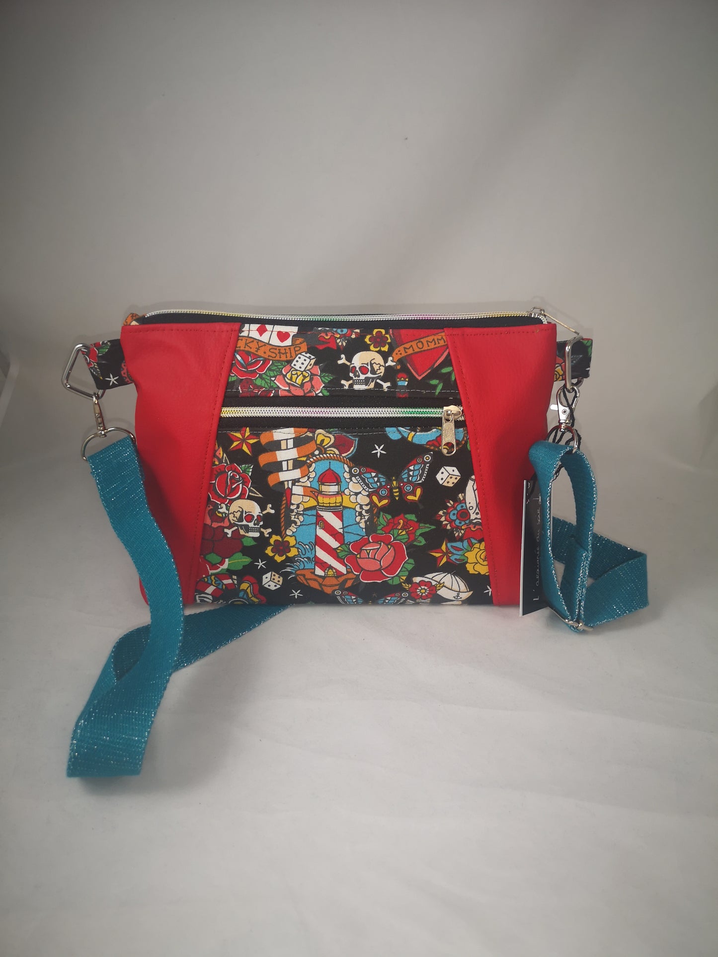 Pochette à bandoulière Tattoo old school