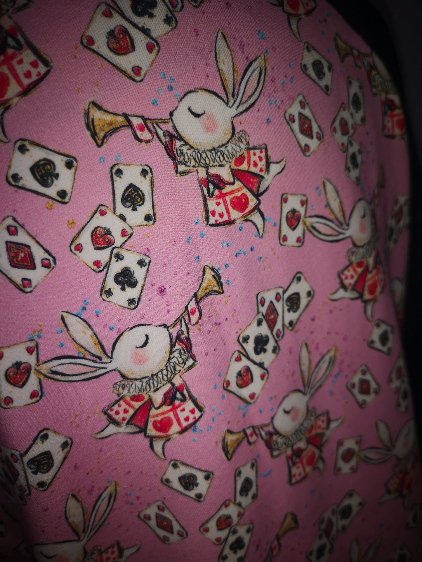 Sweat L'appel du lapin blanc T.8ANS