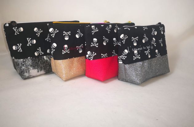 Trousse Crânes et pailettes