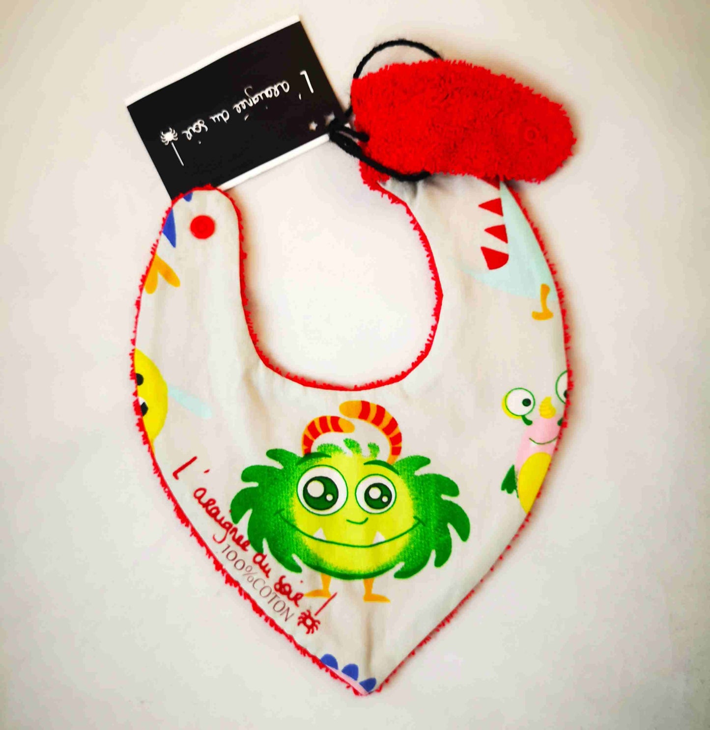 Bavoir Petit Monstre vert