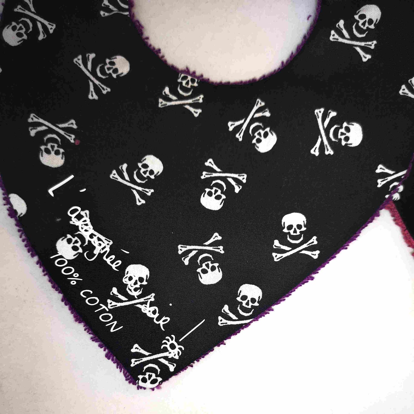 Bavoir Rock'n'roll noir