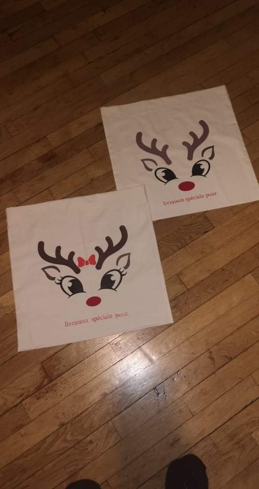 sac cadeau renne