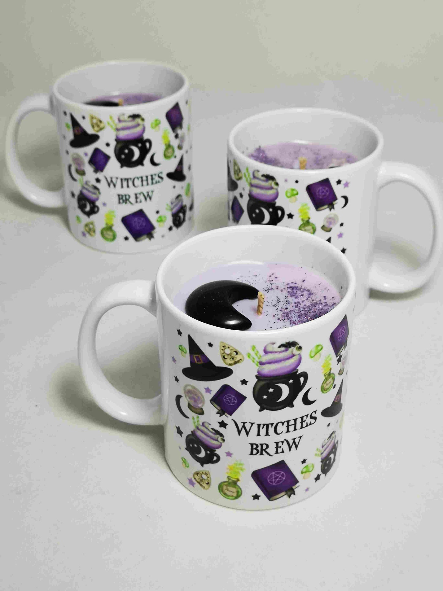 Bougie mug Chaudron de la Sorcière