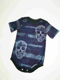 Body bébé tête de mort marine T. 9m / 68cm