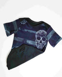 Body bébé tête de mort marine T. 9m / 68cm