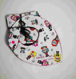 Duo Bavoir et Lingettes Lavables Les petites calaveras !