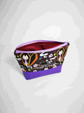 Trousse imperméable Chats Halloween en violet